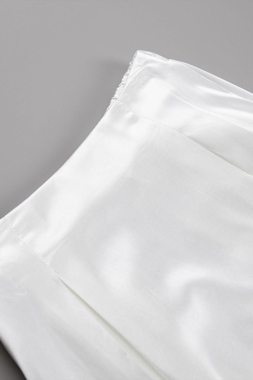 Back Elastic Waist Satin Minx Skirt - The Goddess Galleries