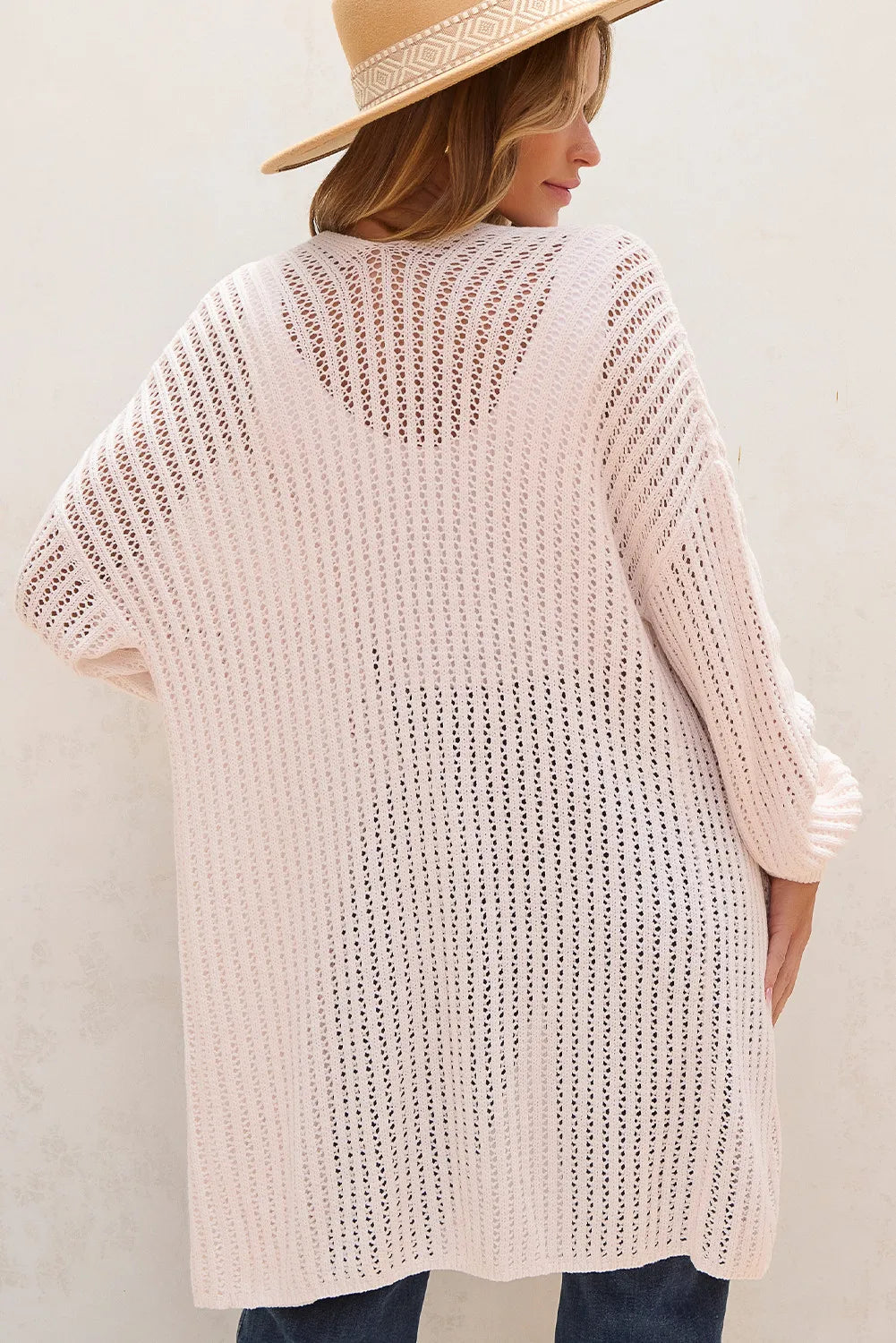 Open Front Long Sleeve Cardigan - The Goddess Galleries