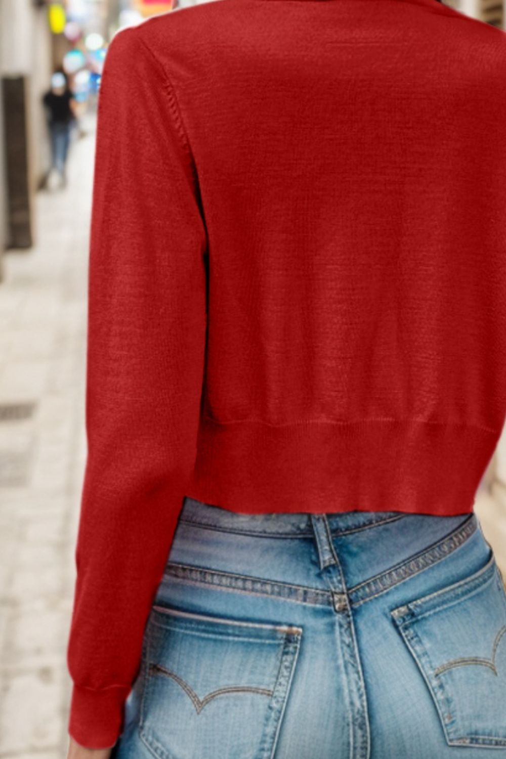 Button Up Long Sleeve Cardigan - The Goddess Galleries