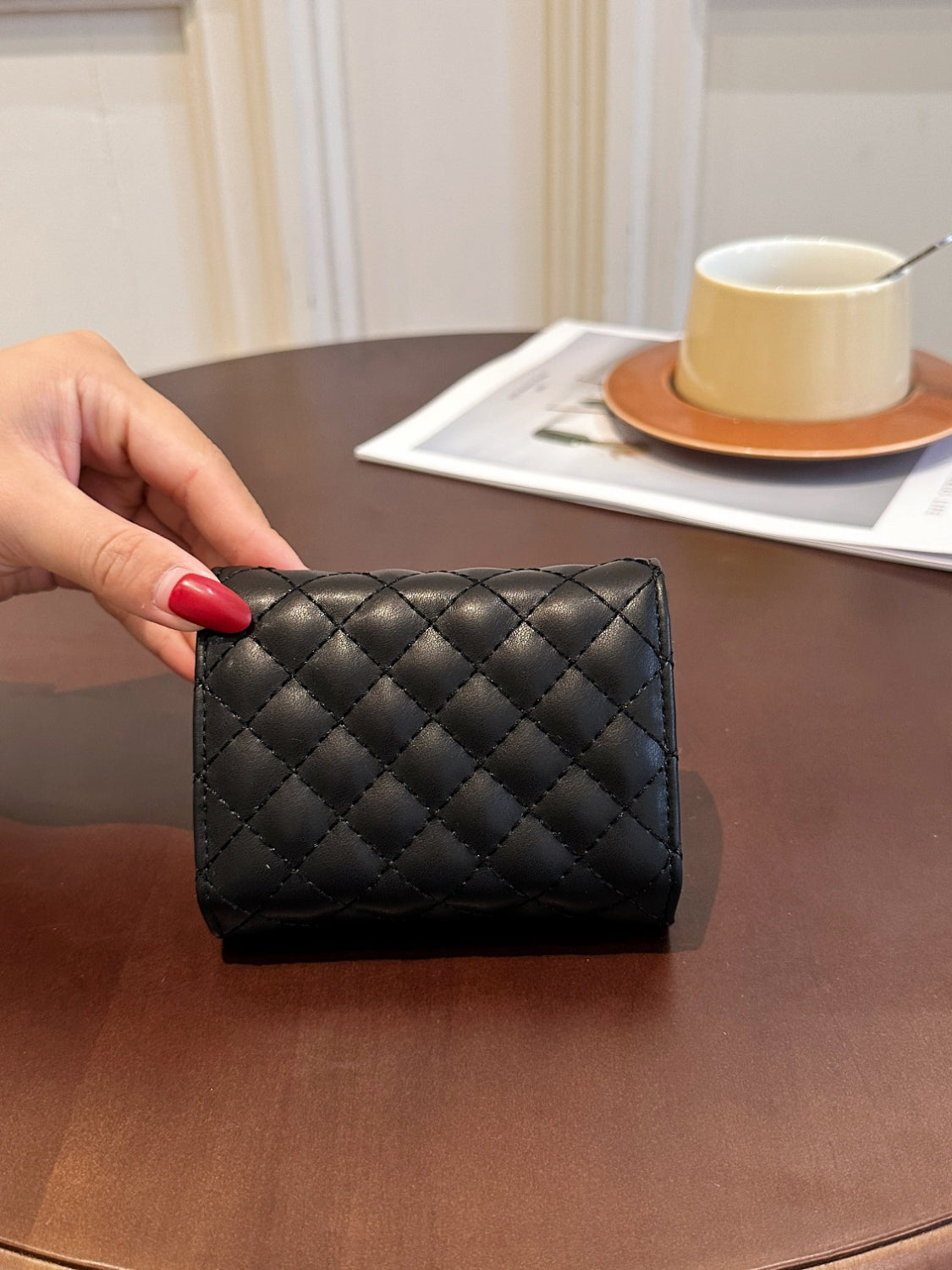 PU Leather Solid Color Wallet - The Goddess Galleries