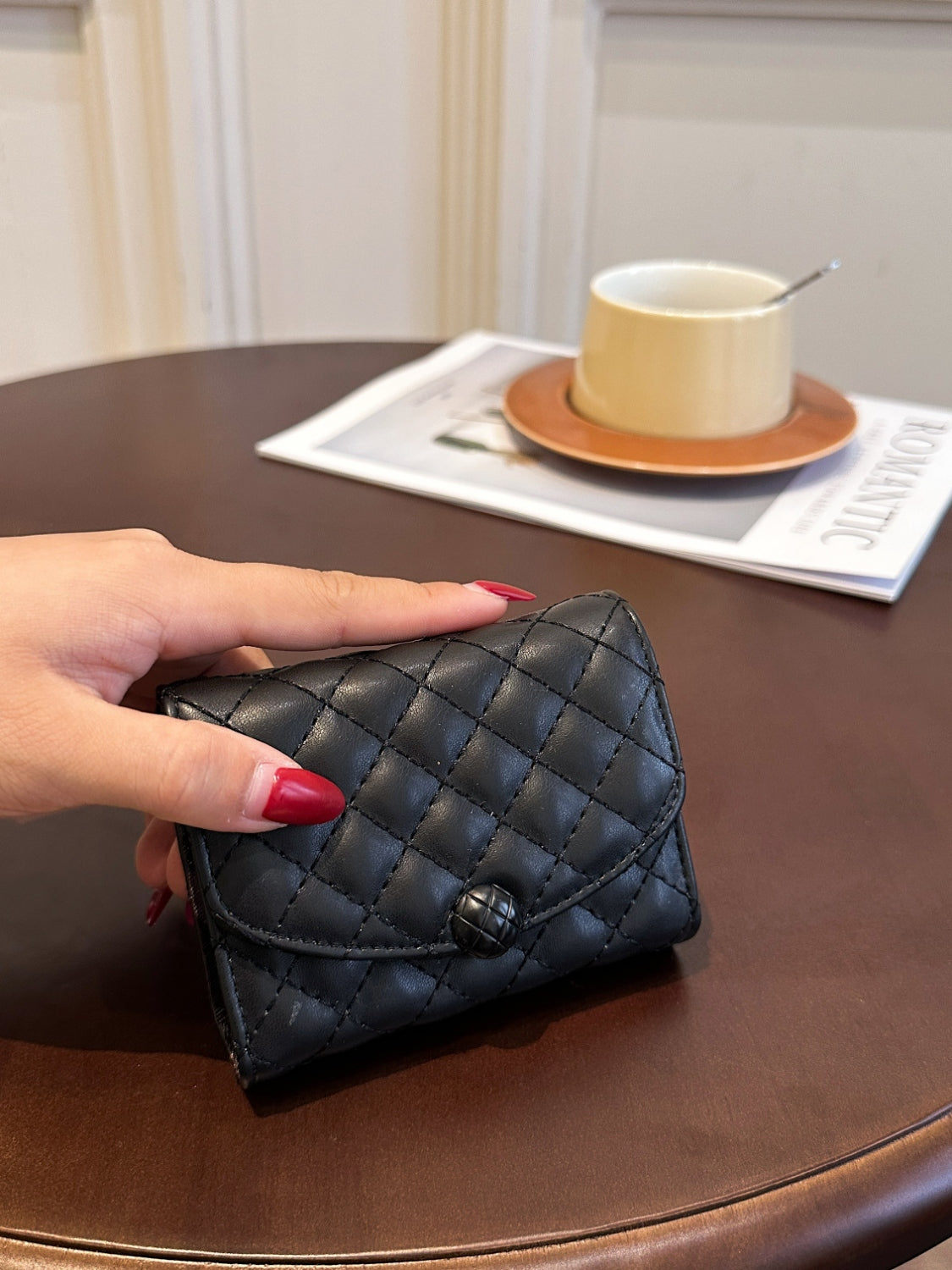 PU Leather Solid Color Wallet - The Goddess Galleries