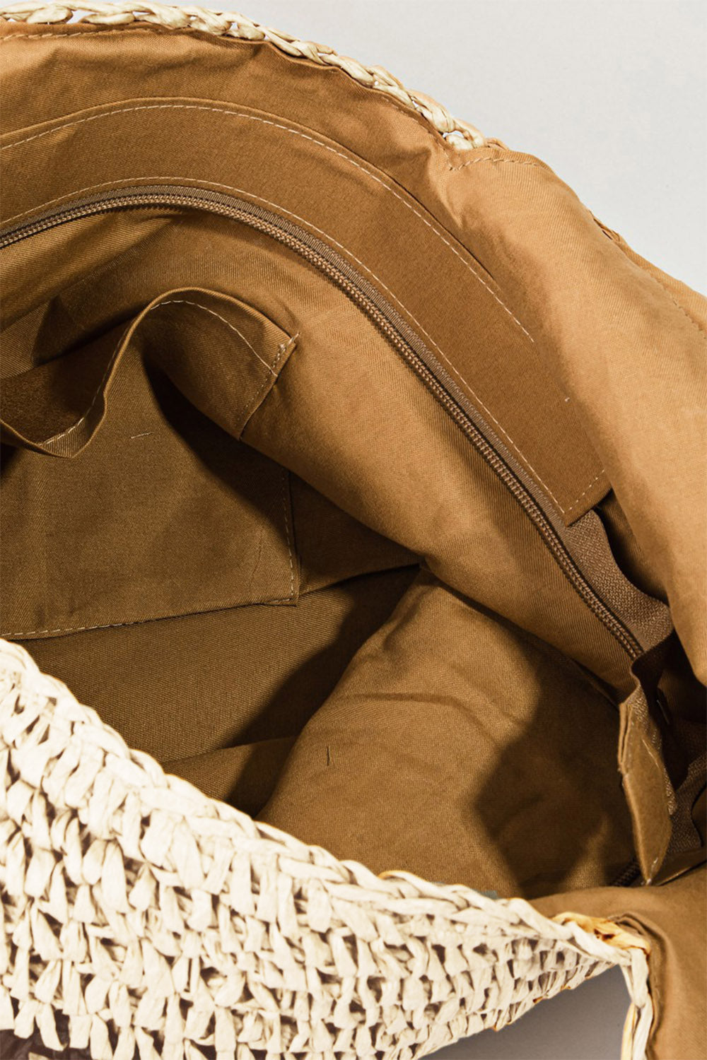 Fame Striped Straw Braided Tote Bag - The Goddess Galleries