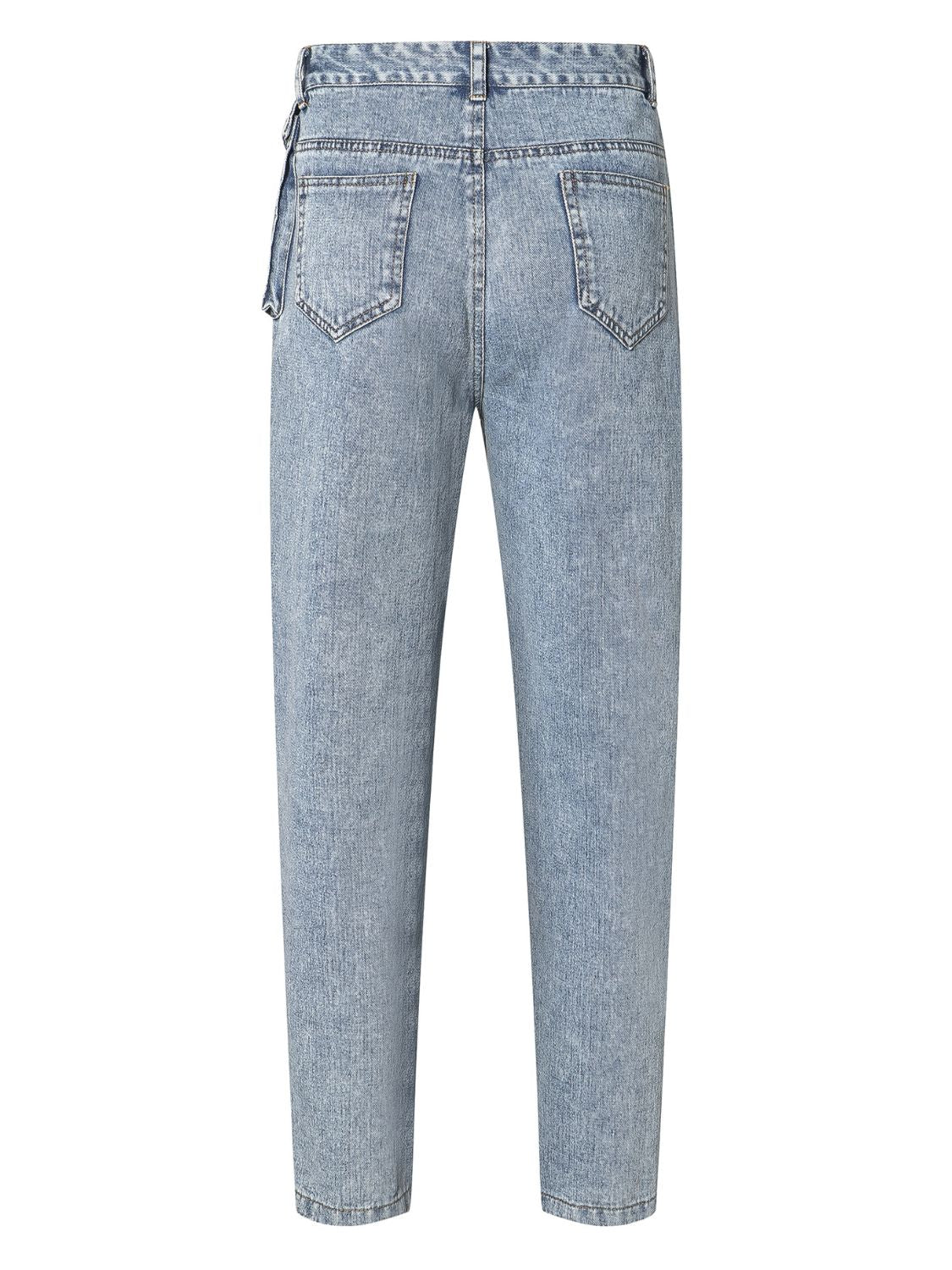 High Waist Straight Leg Jeans - The Goddess Galleries