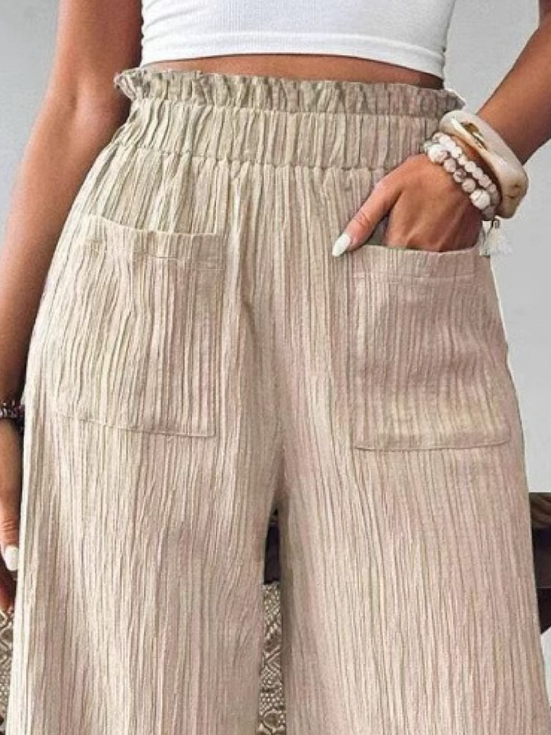 High Waist Wide Leg Pants - The Goddess Galleries