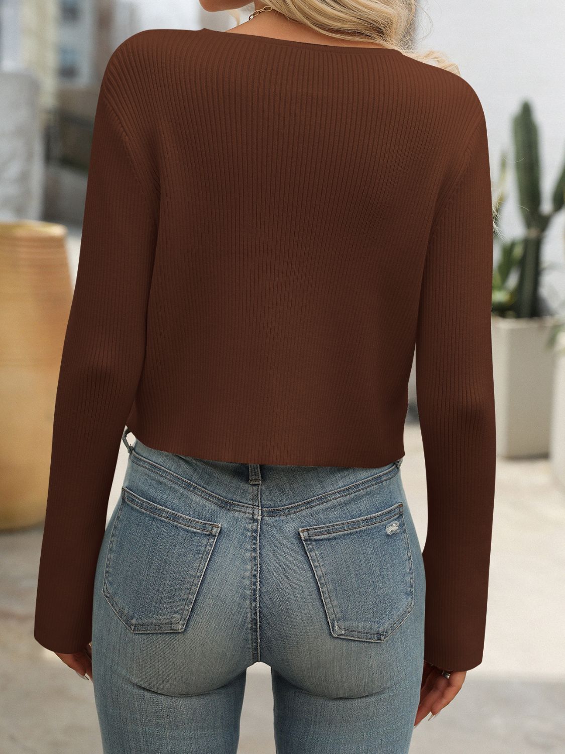 Mandy Zip Up Long Sleeve Cardigan - The Goddess Galleries