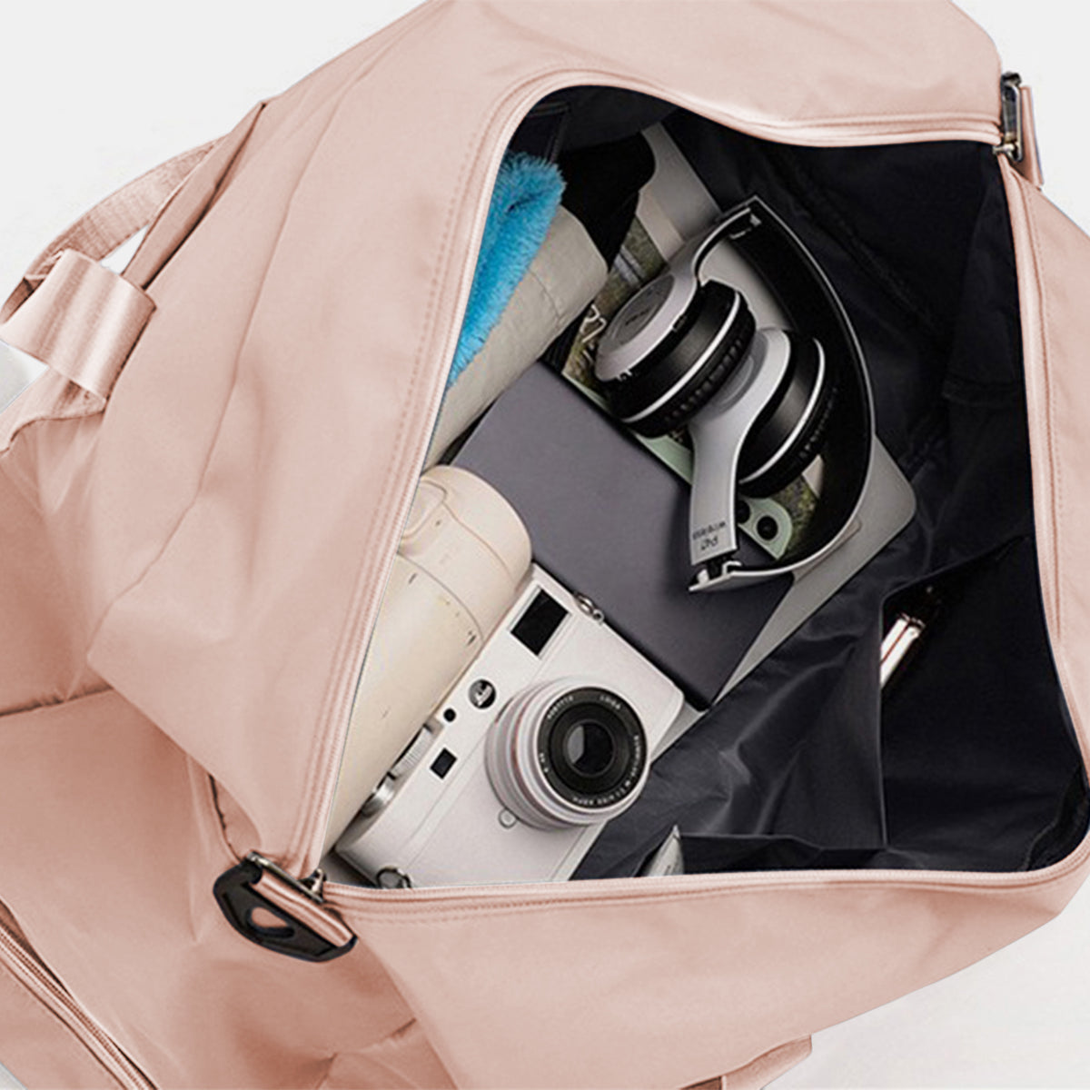 Detachable Strap Nylon Oversize Travel Bag - The Goddess Galleries