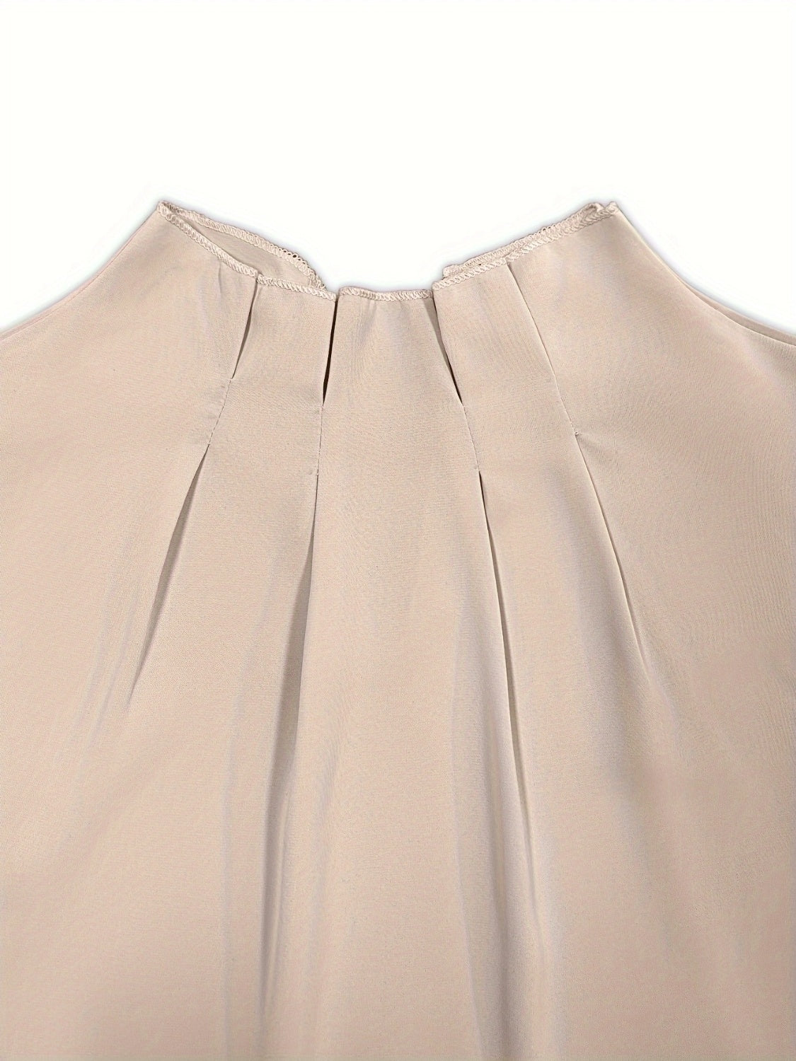 Ruched Mock Neck Half Sleeve Blouse - The Goddess Galleries