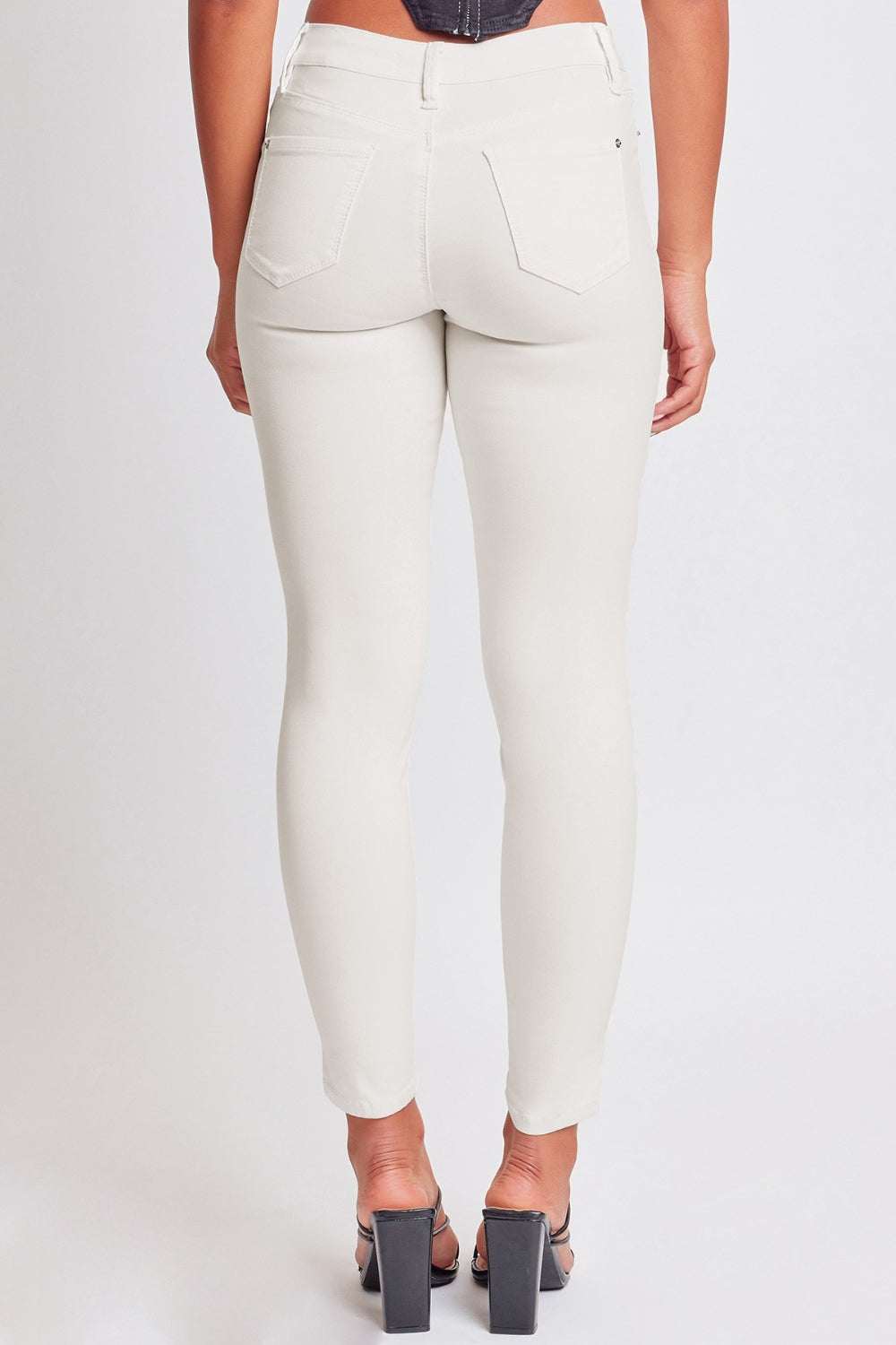 YMI Jeanswear Hyperstretch Mid-Rise Skinny Jeans - The Goddess Galleries