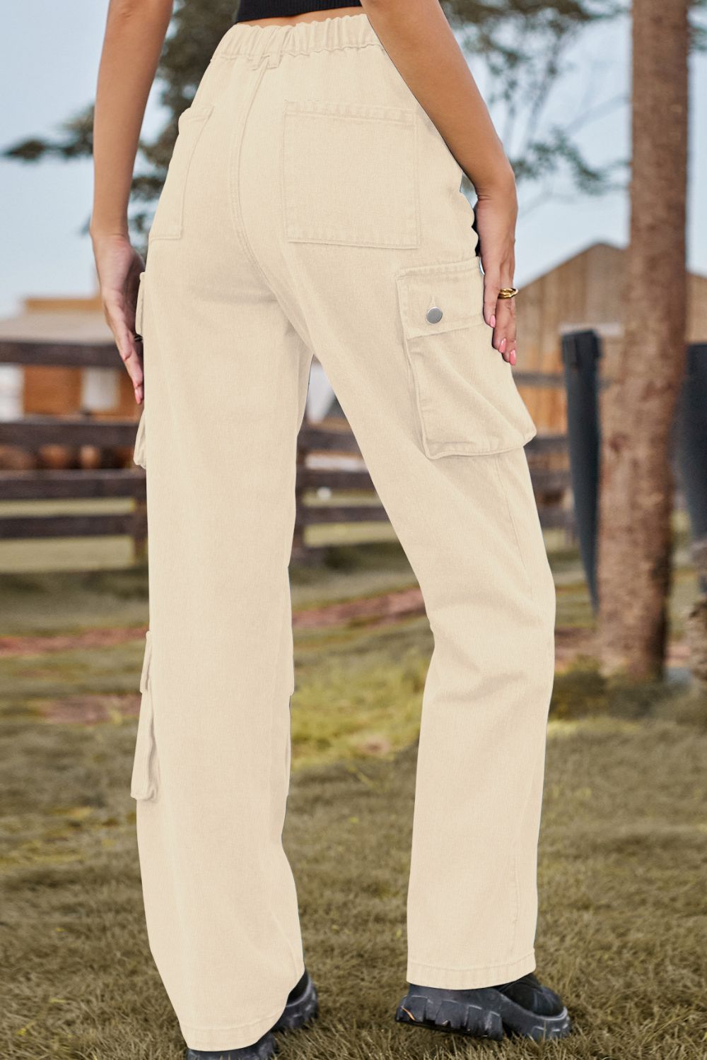 Loose Fit Long Jeans with Pockets - The Goddess Galleries