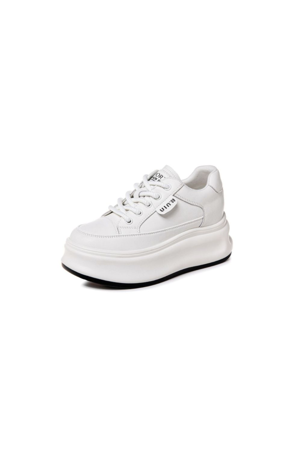 Lace Up Round Toe Platform Sneakers - The Goddess Galleries