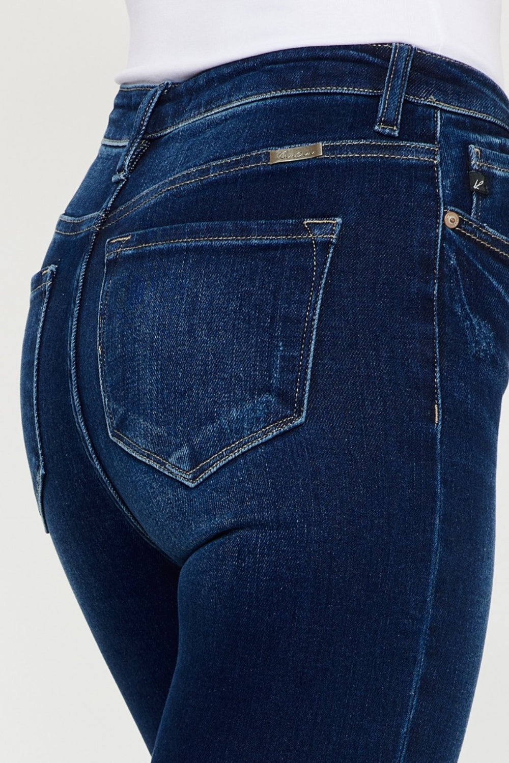 Kancan Full Size High Rise Frayed Ankle Skinny Jeans - The Goddess Galleries