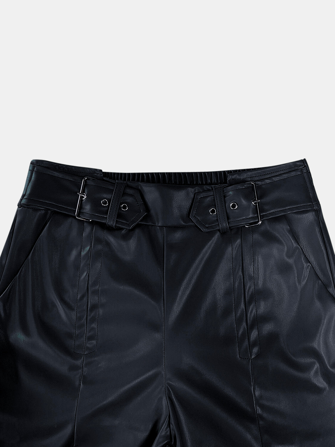 Half Elastic Waist Wide Leg Pants - The Goddess Galleries