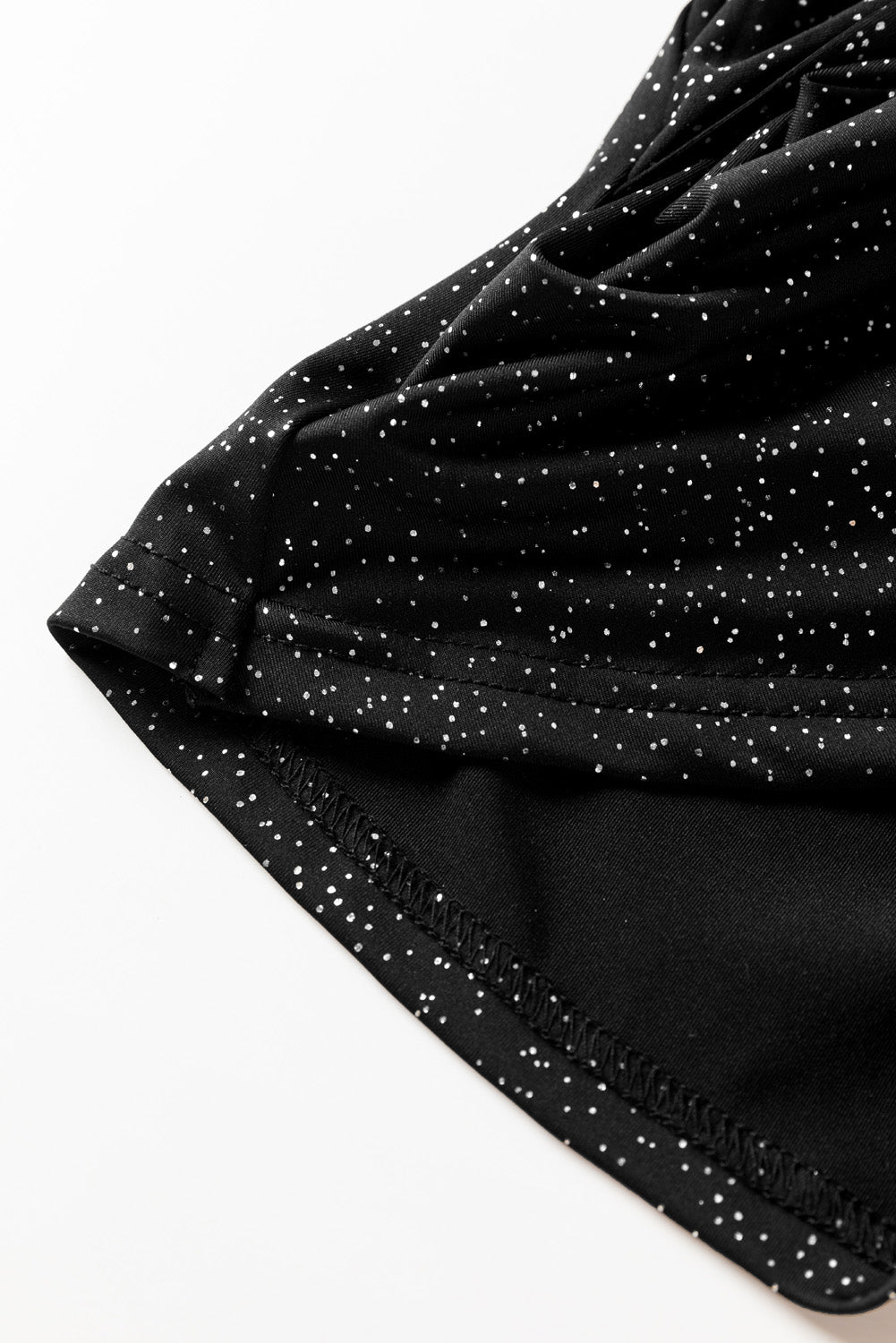 Glitter Surplice Long Sleeve Blouse - The Goddess Galleries