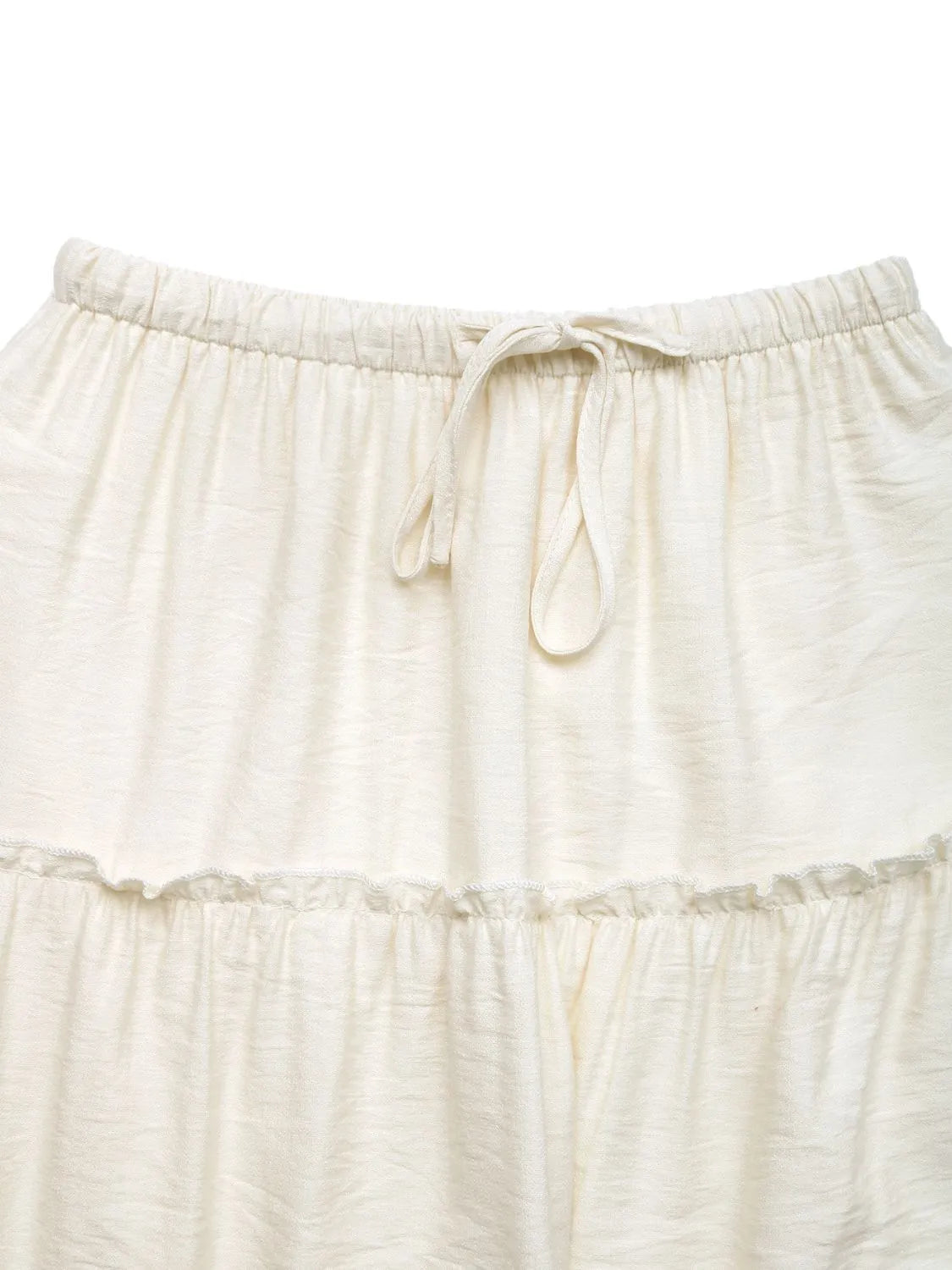 Drawstring Frill Tiered Skirt - The Goddess Galleries