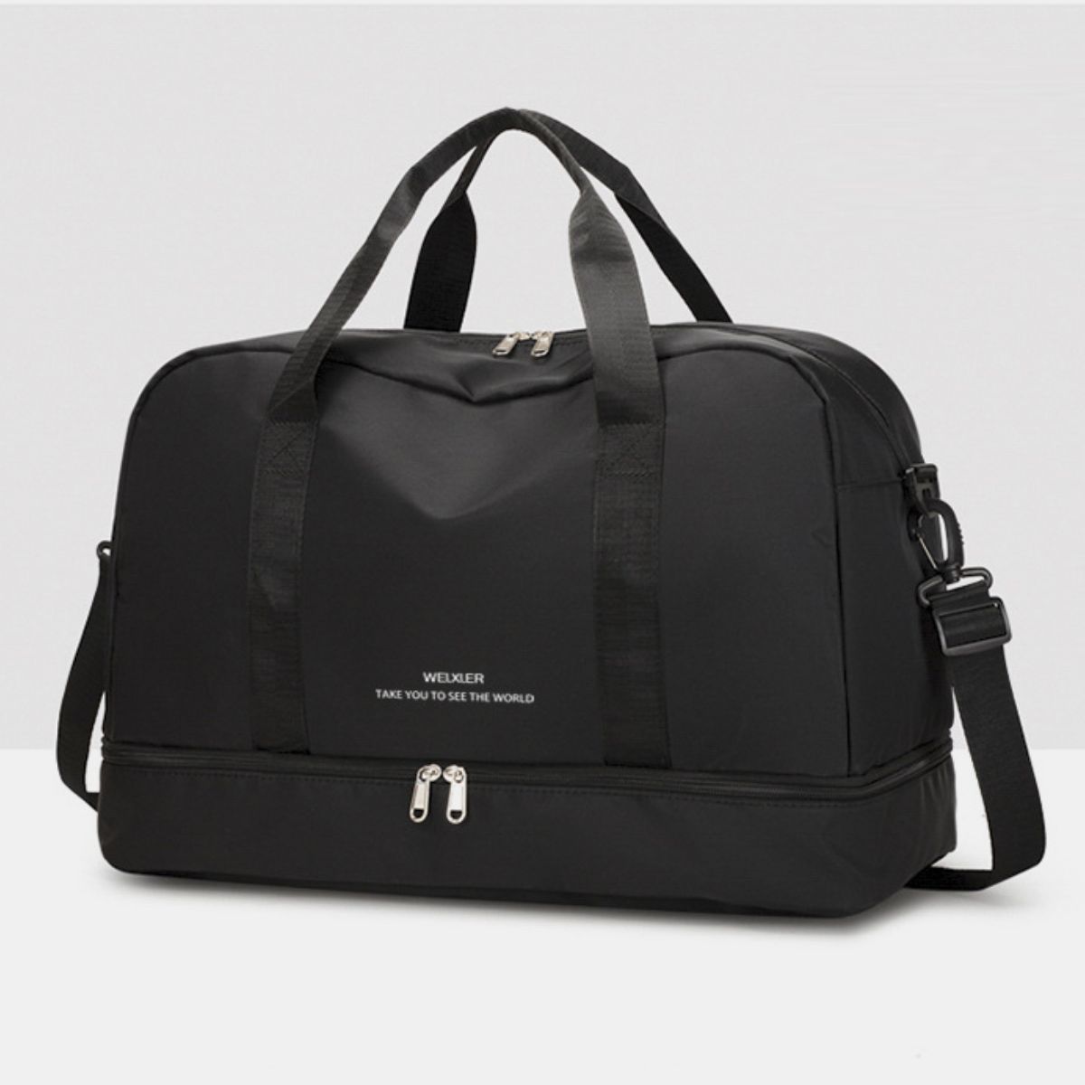 Detachable Strap Nylon Oversize Travel Bag - The Goddess Galleries