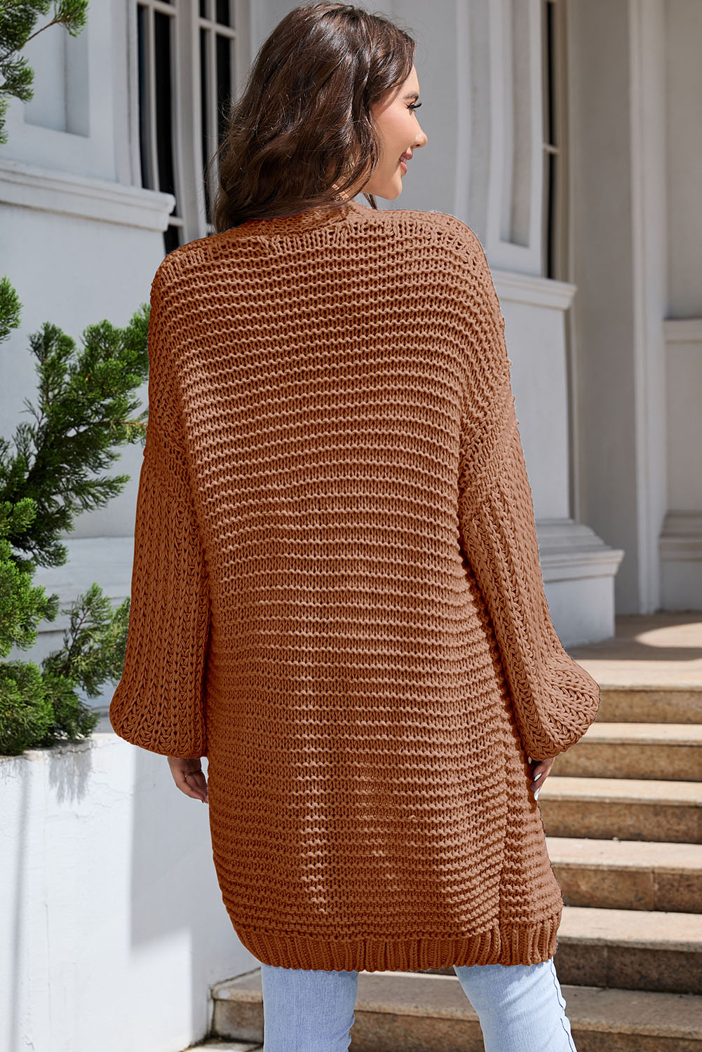 Open Front Longline Cardigan - The Goddess Galleries