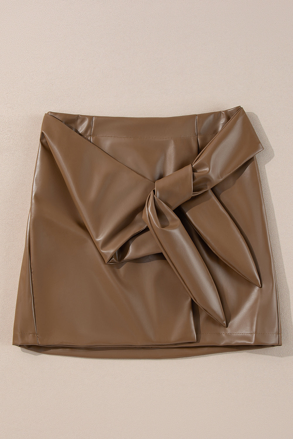 Bowknot Elastic Waist Mini Skirt - The Goddess Galleries