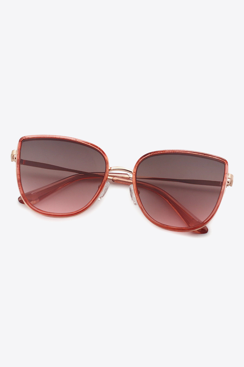 Full Rim Metal-Plastic Hybrid Frame Sunglasses - The Goddess Galleries