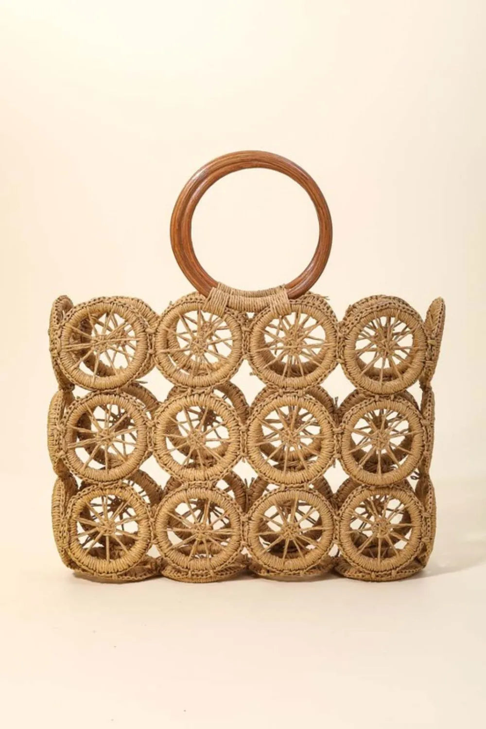 Fame Intricate Braided Wheels Handbag - The Goddess Galleries