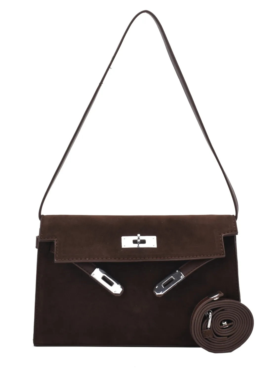 Solid Color Polyester Shoulder Bag - The Goddess Galleries