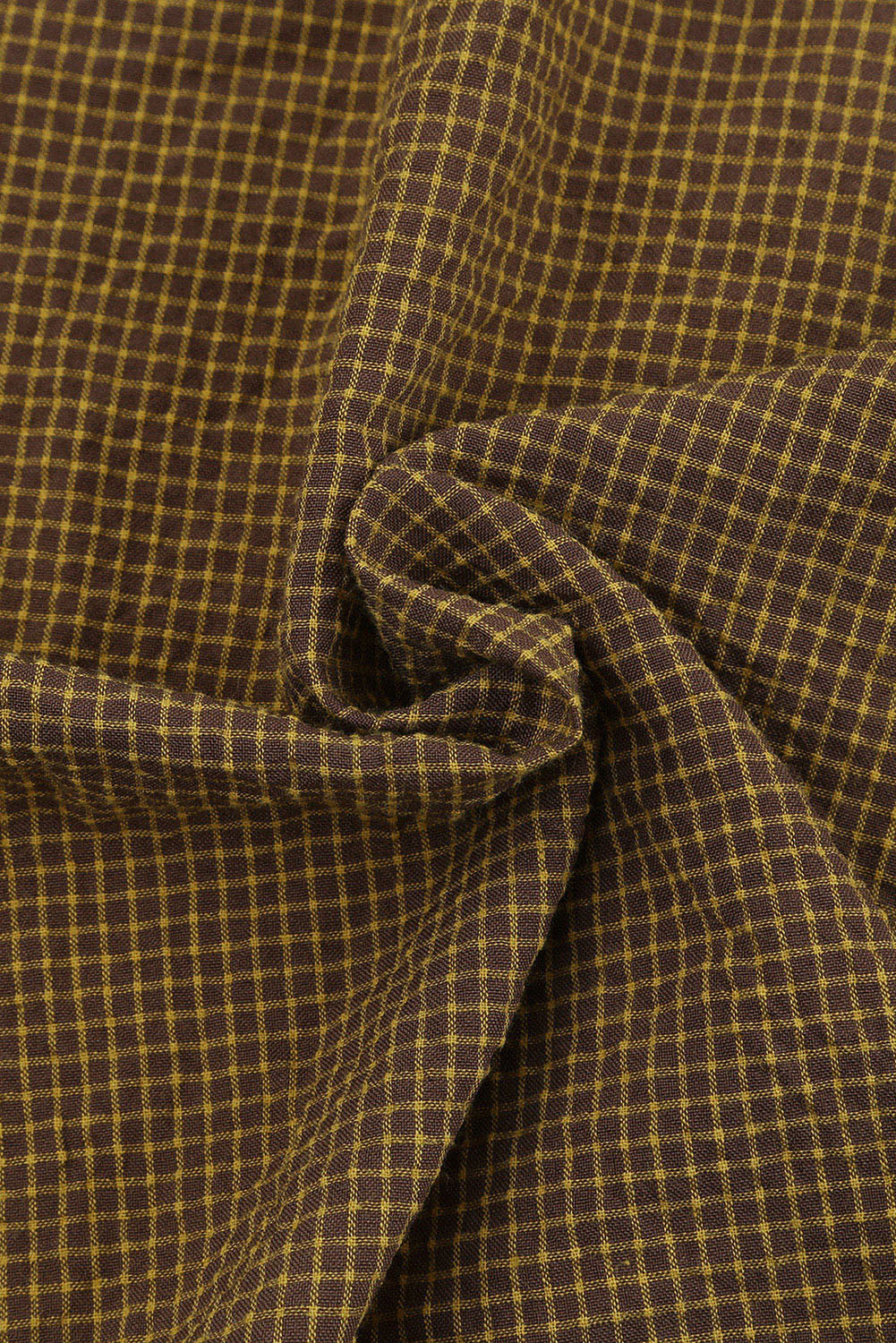 Contrast Plaid Button Down Long Sleeve Shirt - The Goddess Galleries