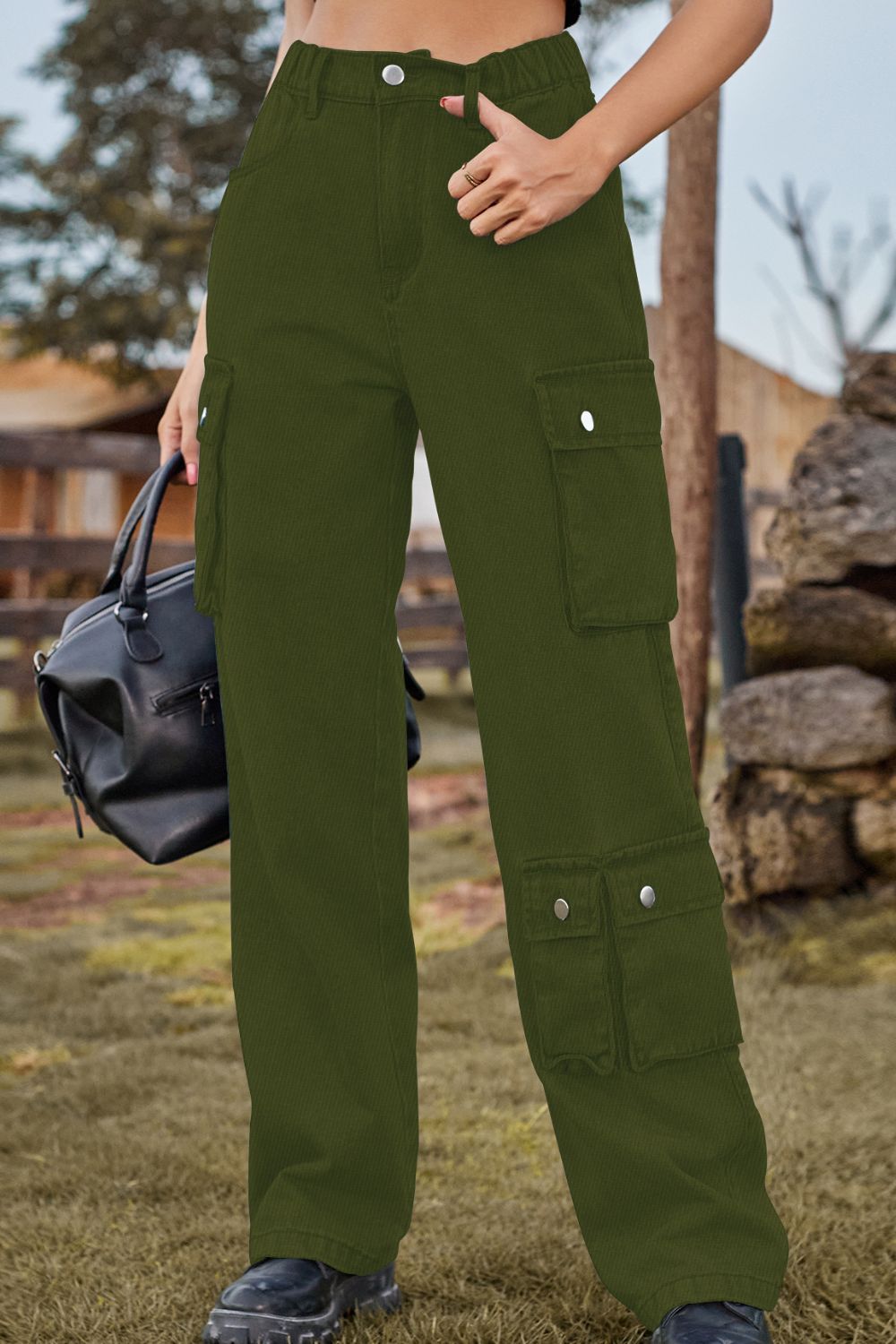 Loose Fit Long Jeans with Pockets - The Goddess Galleries