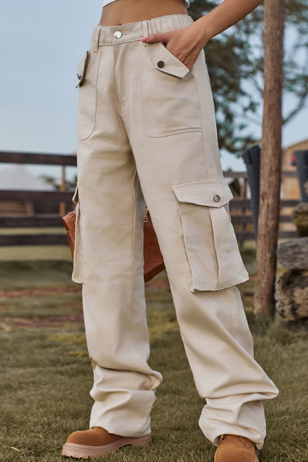 Loose Fit Long Jeans with Pockets - The Goddess Galleries