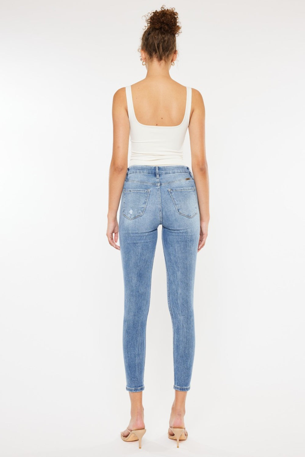 Kancan High Waist Cat's Whiskers Skinny Jeans - The Goddess Galleries