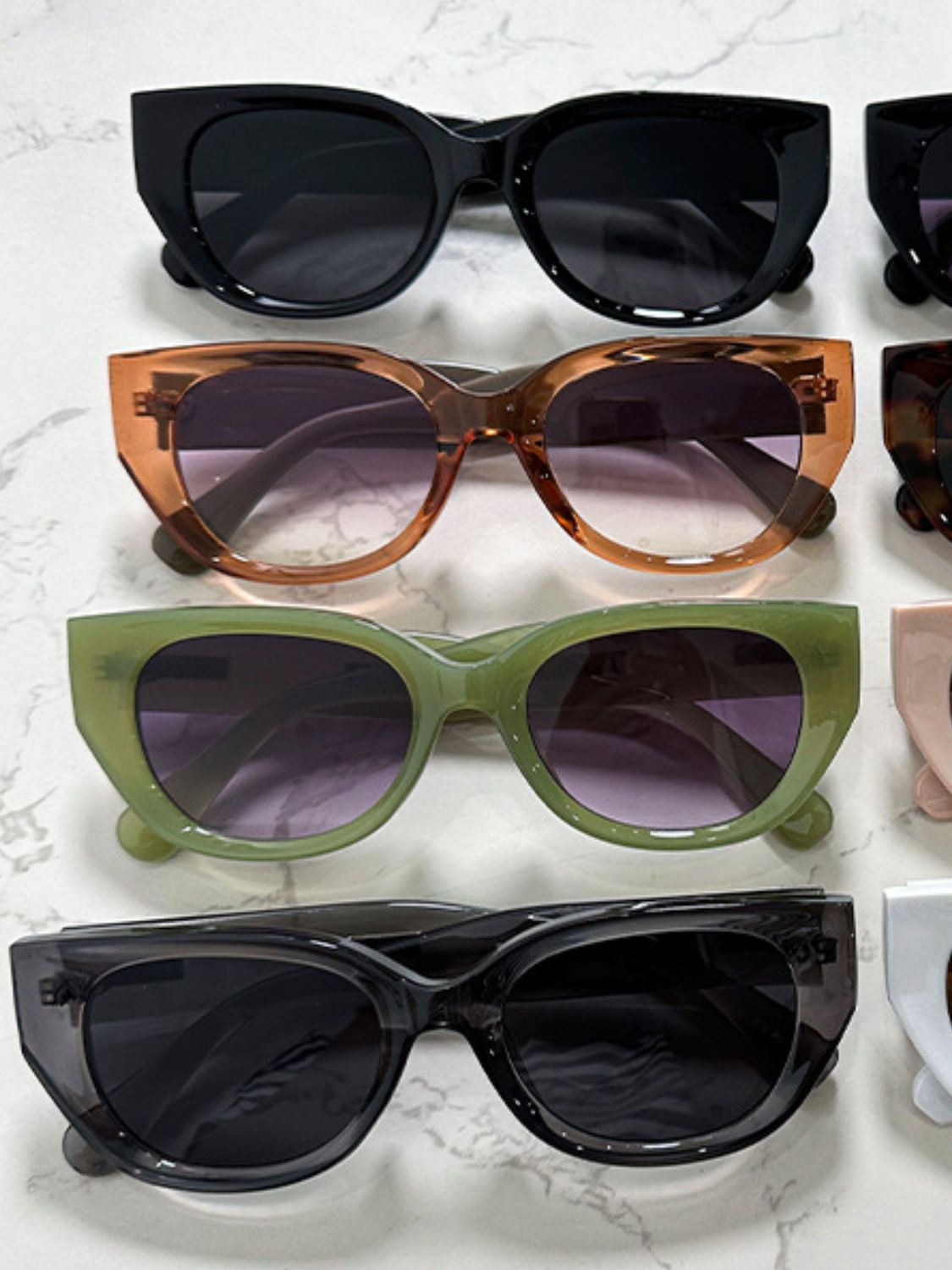 Cat Eye Polycarbonate Frame Sunglasses - The Goddess Galleries