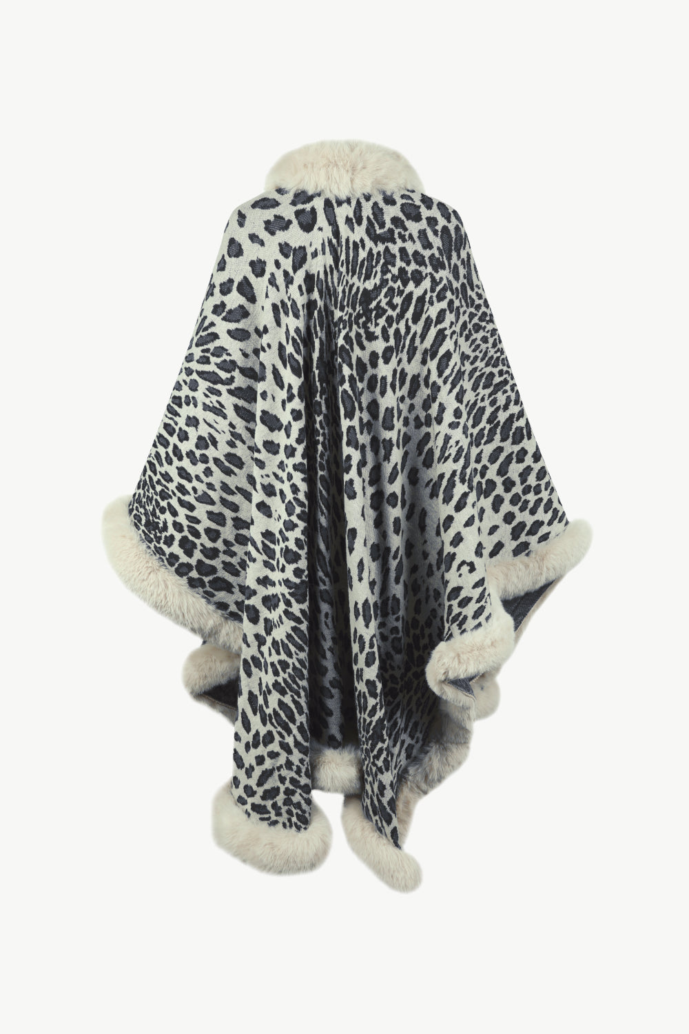 Leopard Open Front Poncho - The Goddess Galleries