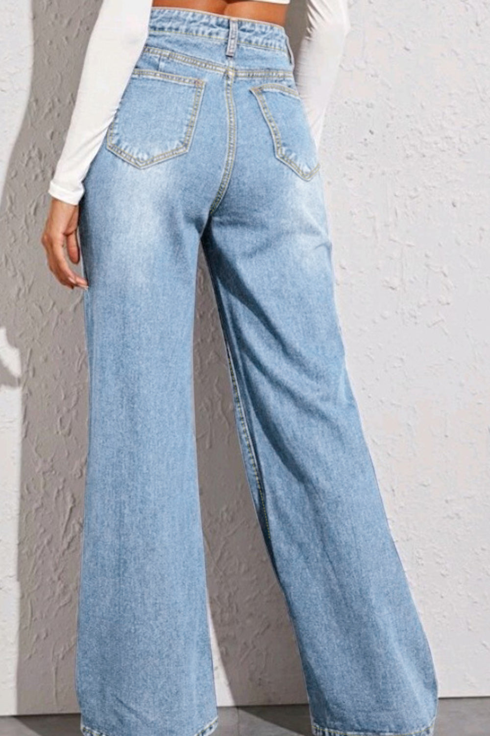 High Waist Wide Leg Jeans - The Goddess Galleries