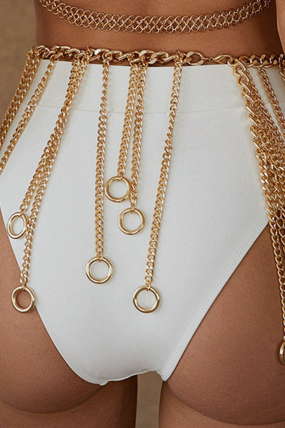 Fringe Chain Alloy Belt - The Goddess Galleries