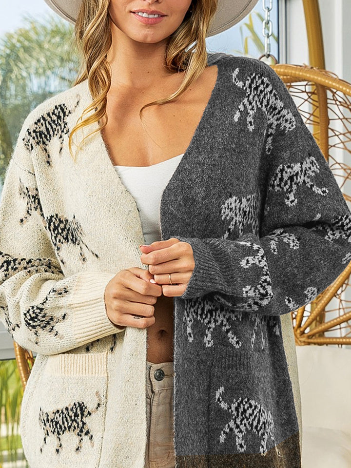 Open Front Cardigan with Pockets - The Goddess Galleries