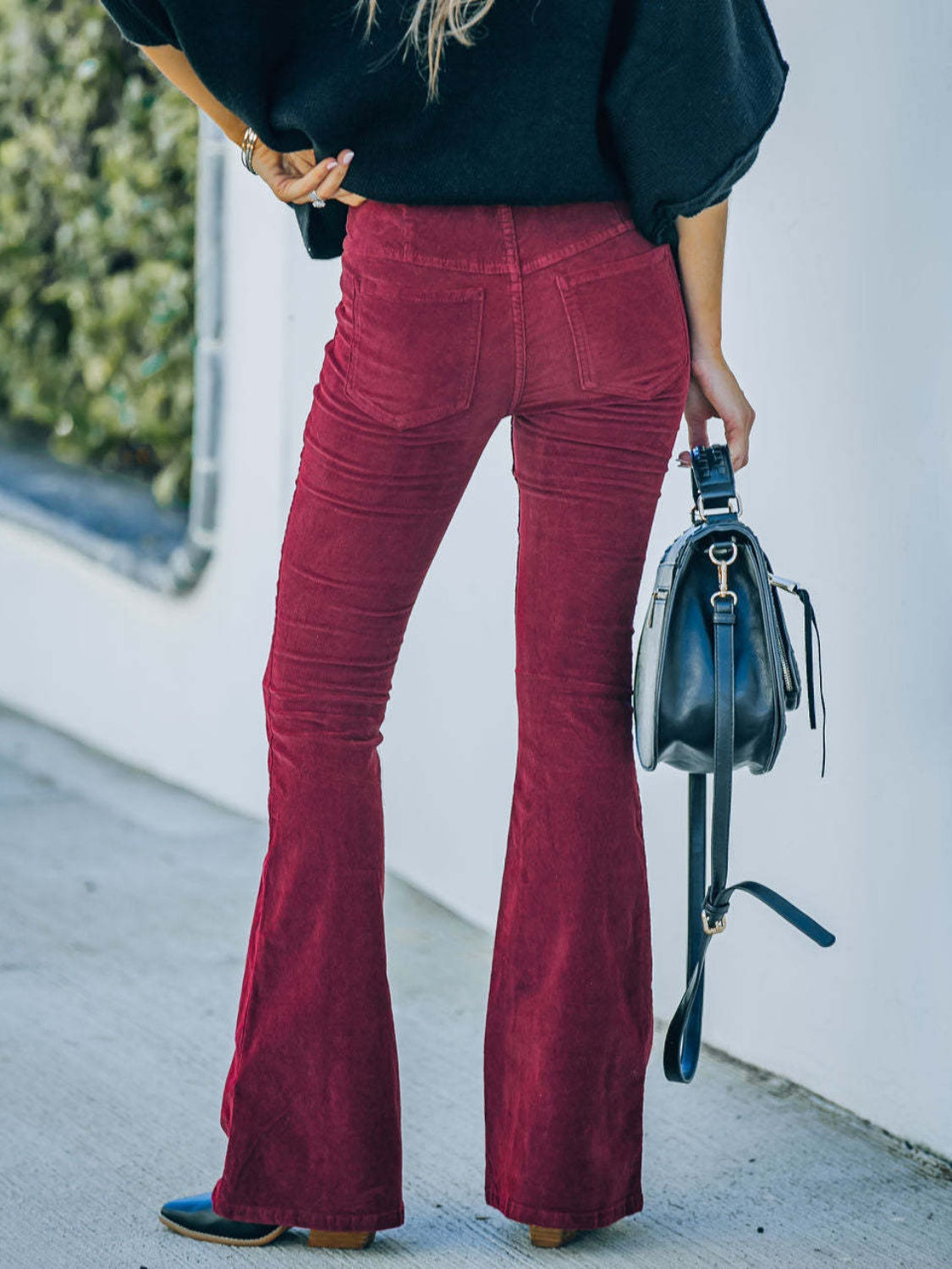 High Waist Bootcut Pants - The Goddess Galleries