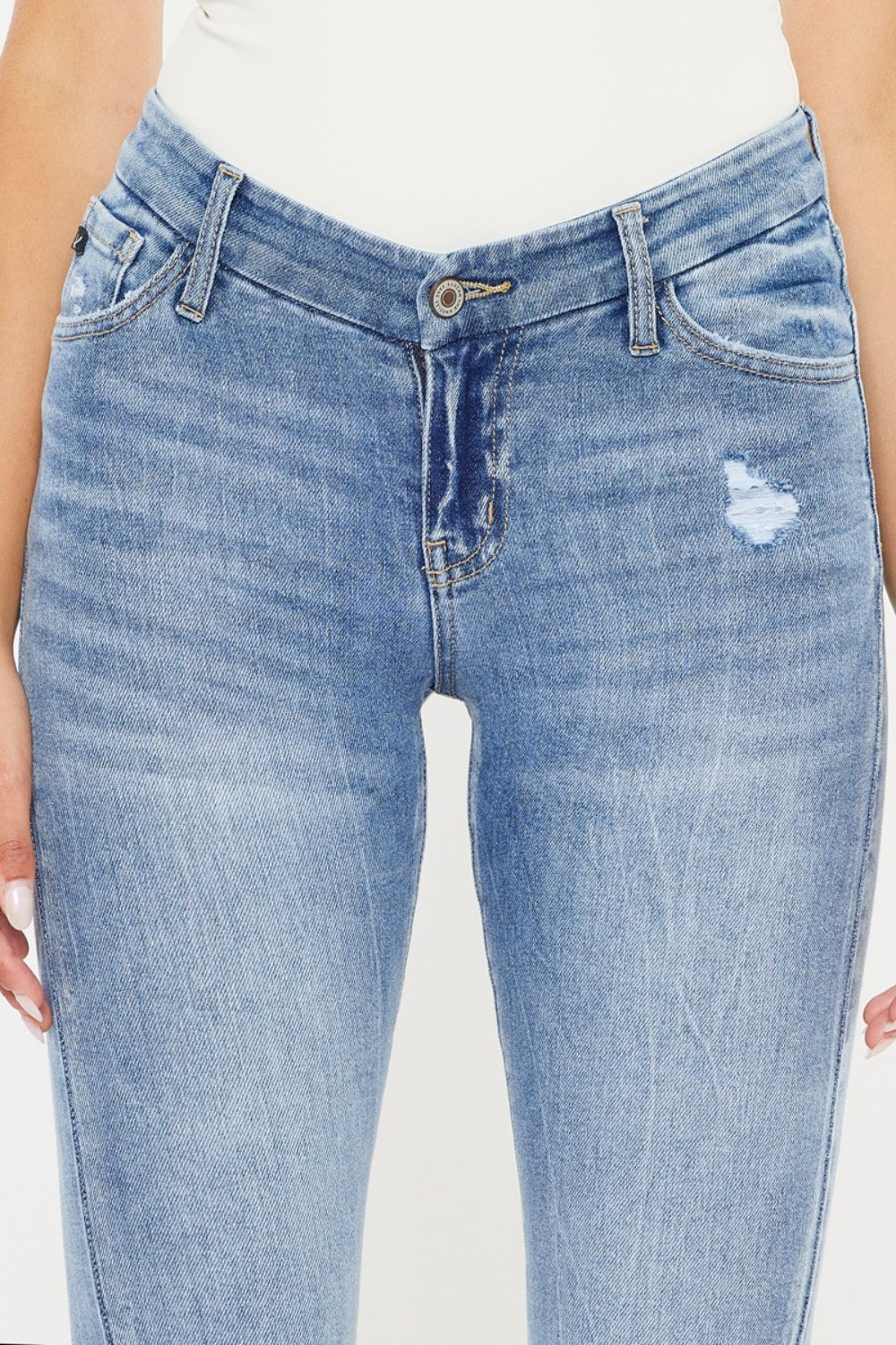 Kancan High Waist Cat's Whiskers Skinny Jeans - The Goddess Galleries