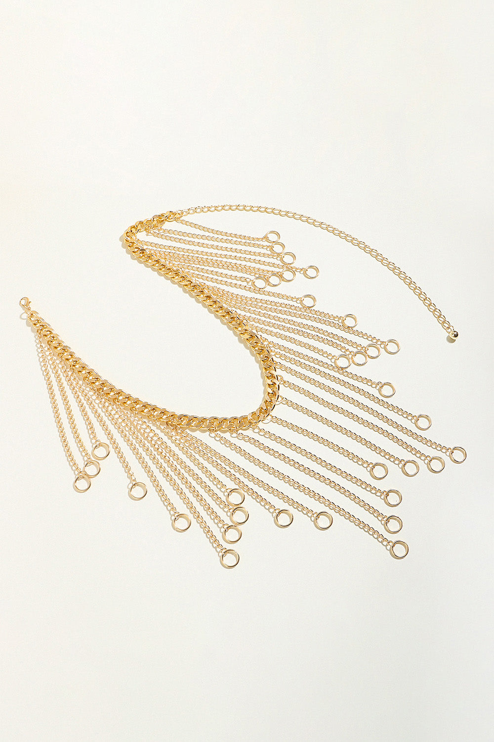 Fringe Chain Alloy Belt - The Goddess Galleries