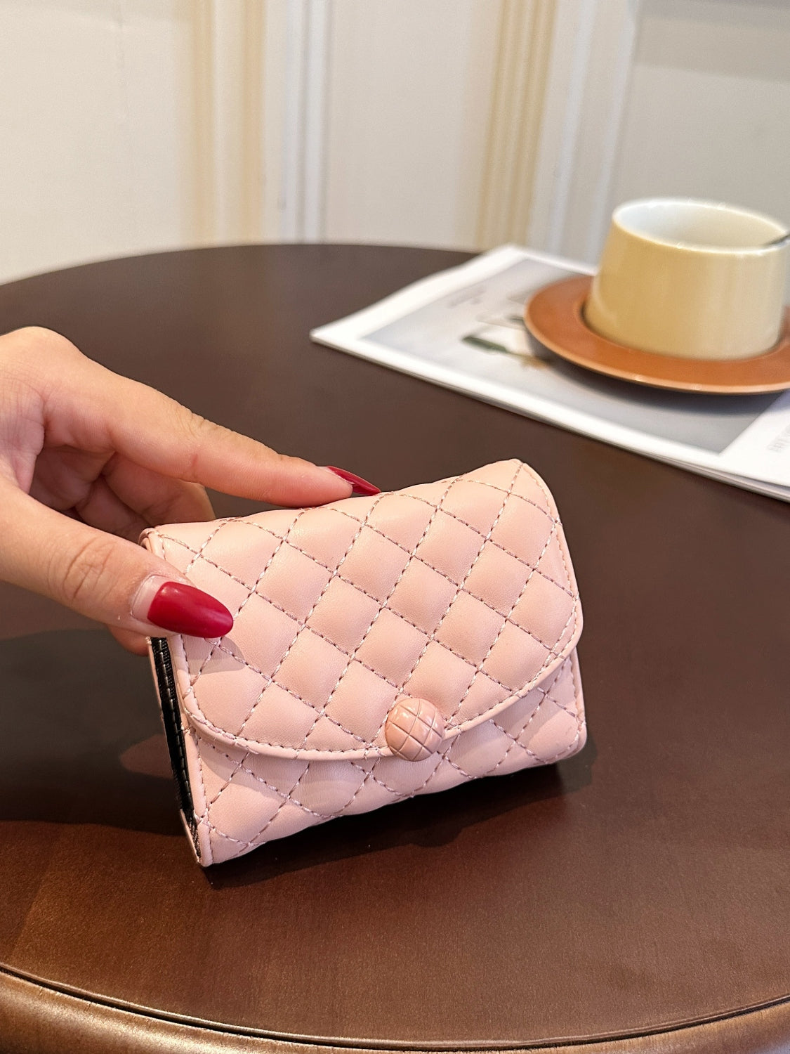 PU Leather Solid Color Wallet - The Goddess Galleries