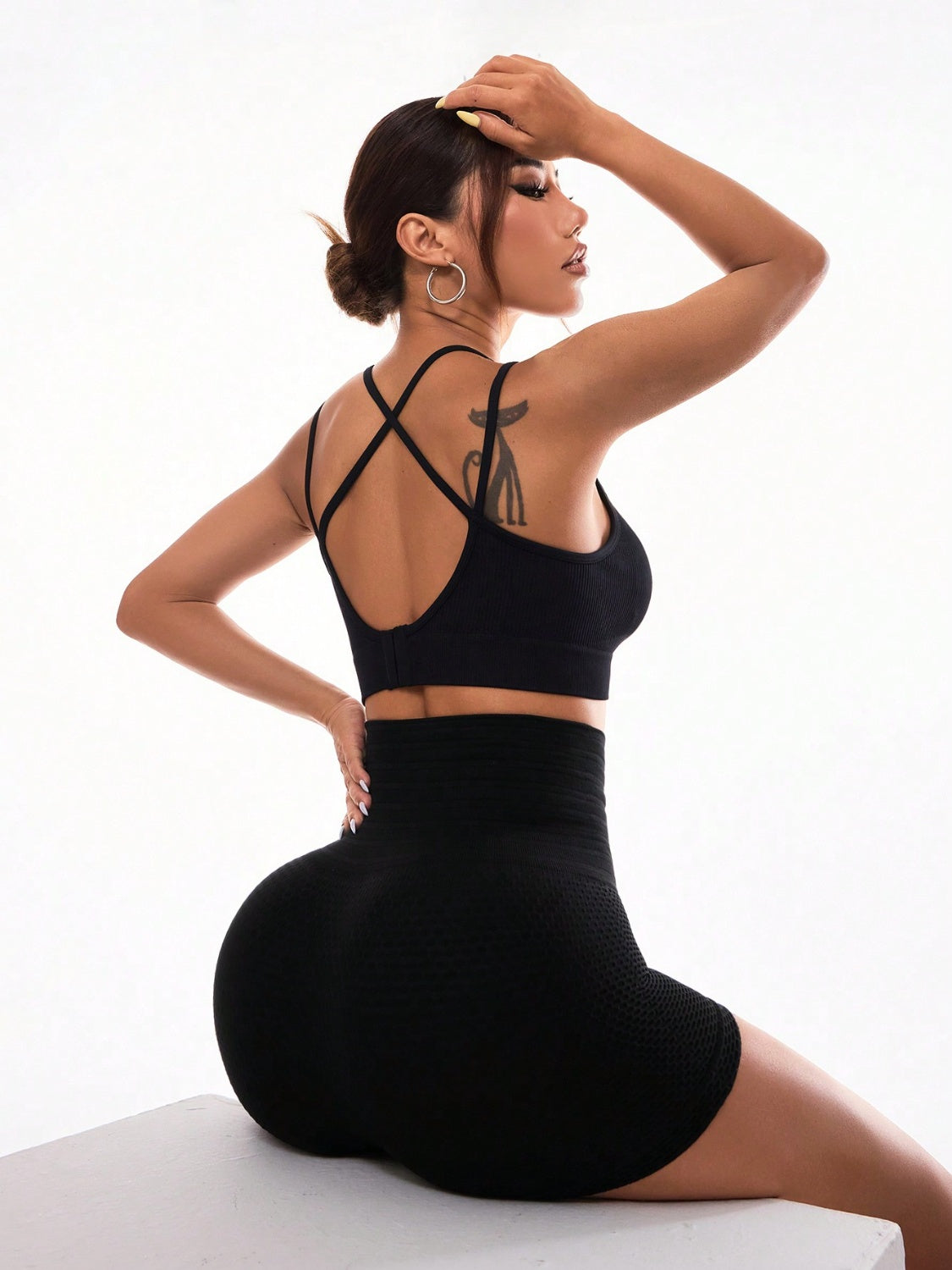 High Waist Active Shorts - The Goddess Galleries