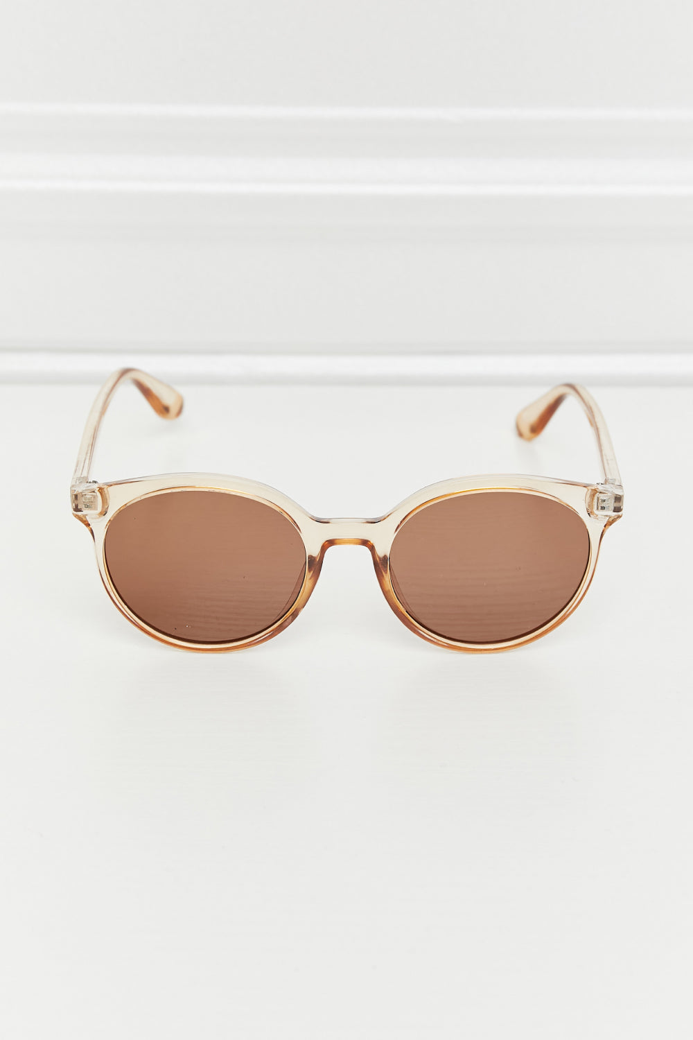 Round Full Rim Polycarbonate Frame Sunglasses - The Goddess Galleries