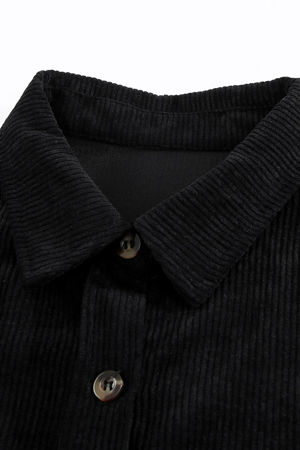 Pocketed Geometric Collared Neck Shacket - The Goddess Galleries