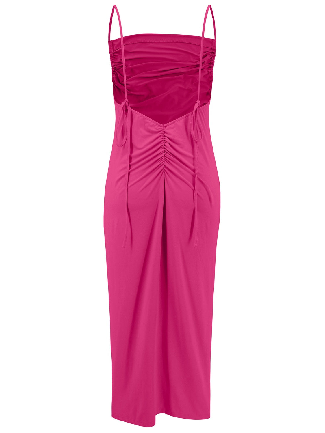 Backless Cowl Neck Sleeveless Cami Dress - The Goddess Galleries