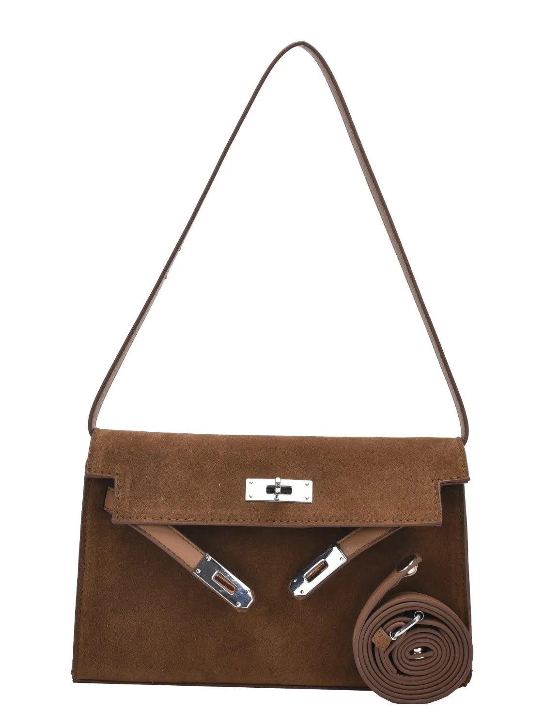 Solid Color Polyester Shoulder Bag - The Goddess Galleries