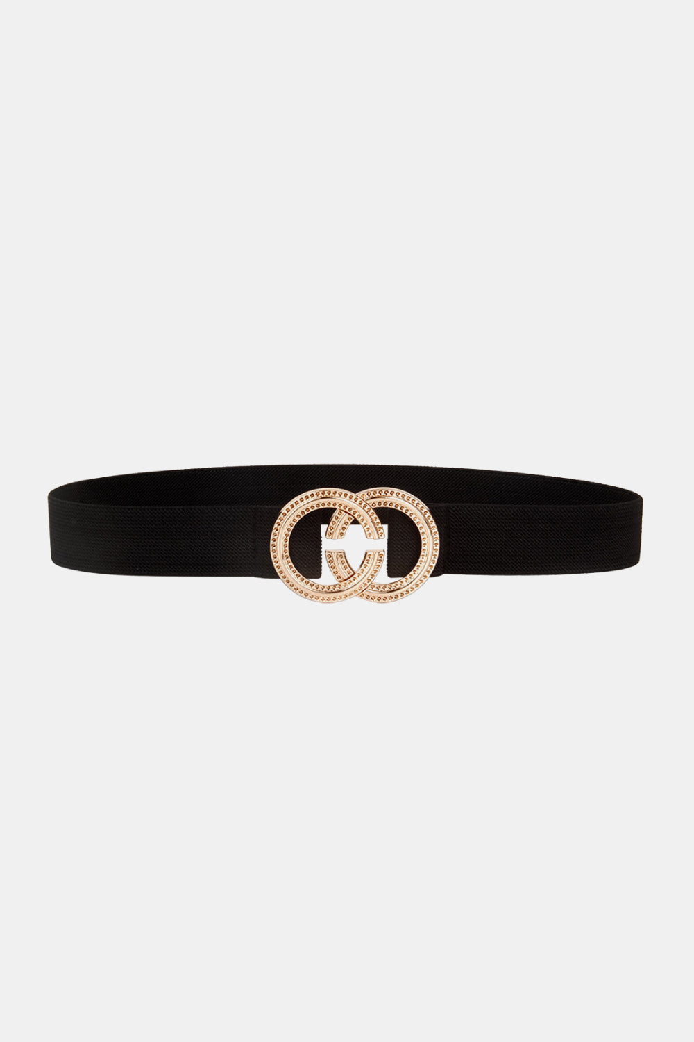 Double Hoop Buckle Elastic Belt - The Goddess Galleries