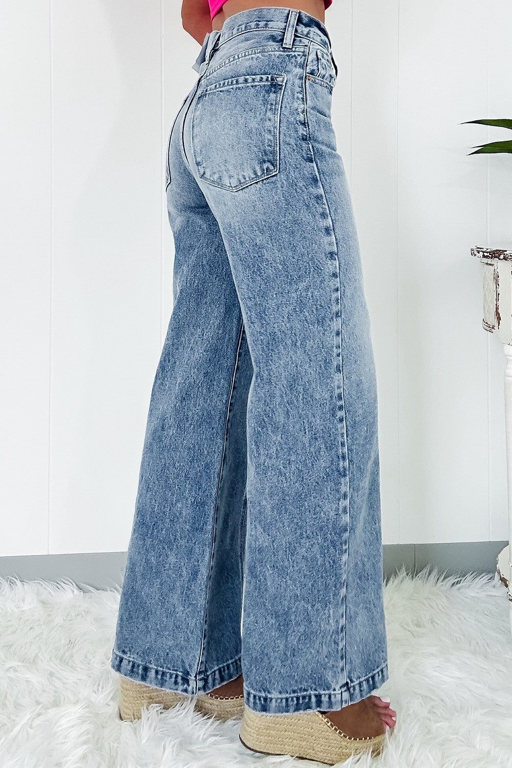 High Waist Wide Leg Jeans - The Goddess Galleries