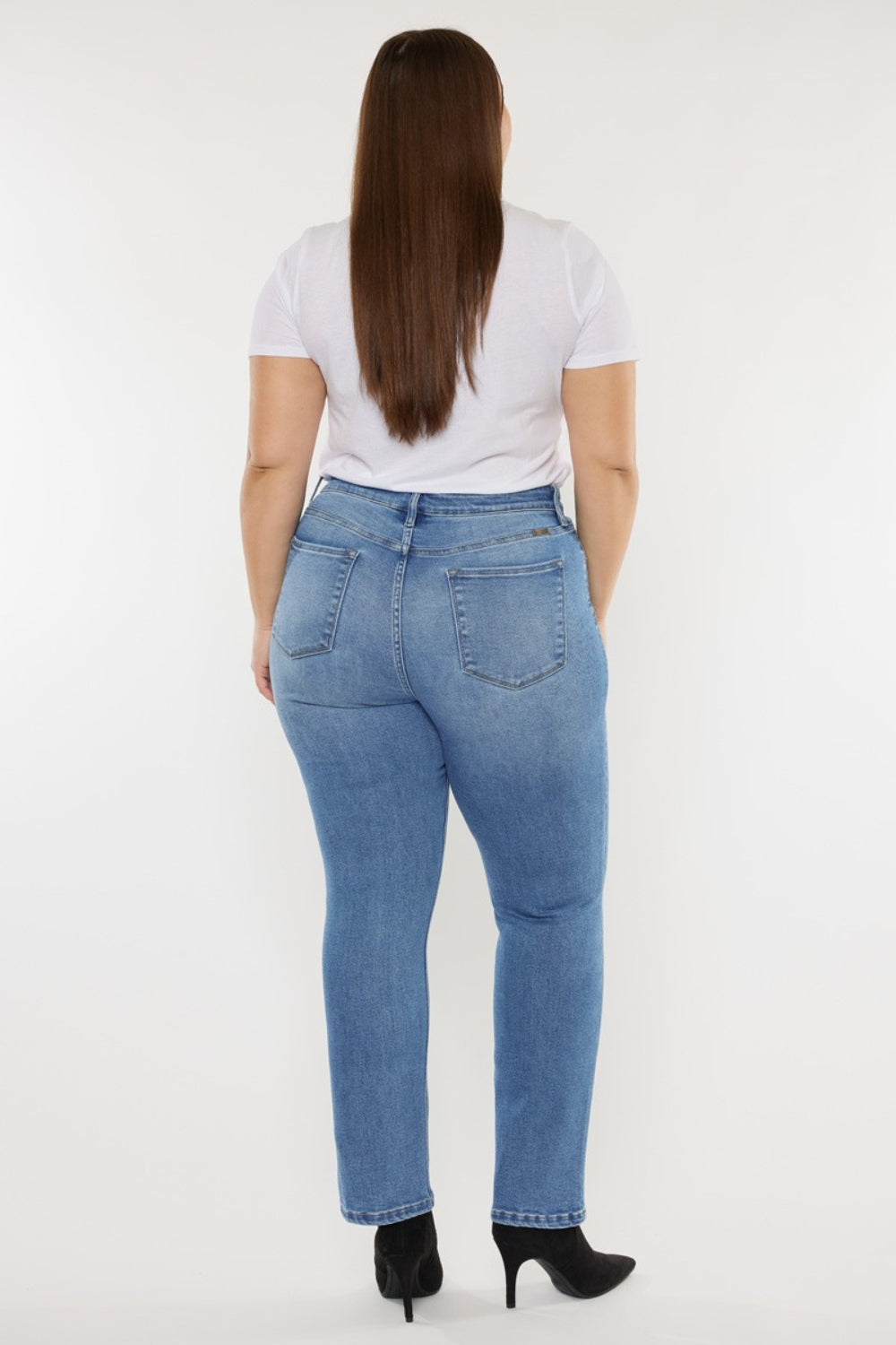 Kancan Full Size Cat's Whiskers High Waist Jeans - The Goddess Galleries