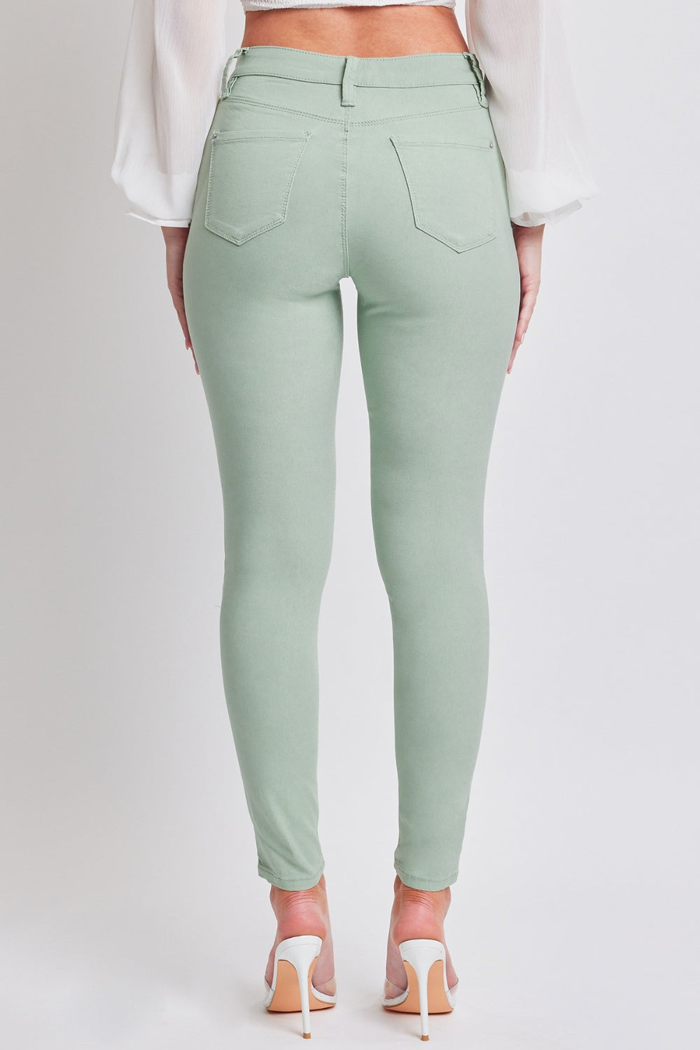 YMI Jeanswear Hyperstretch Mid-Rise Skinny Jeans - The Goddess Galleries
