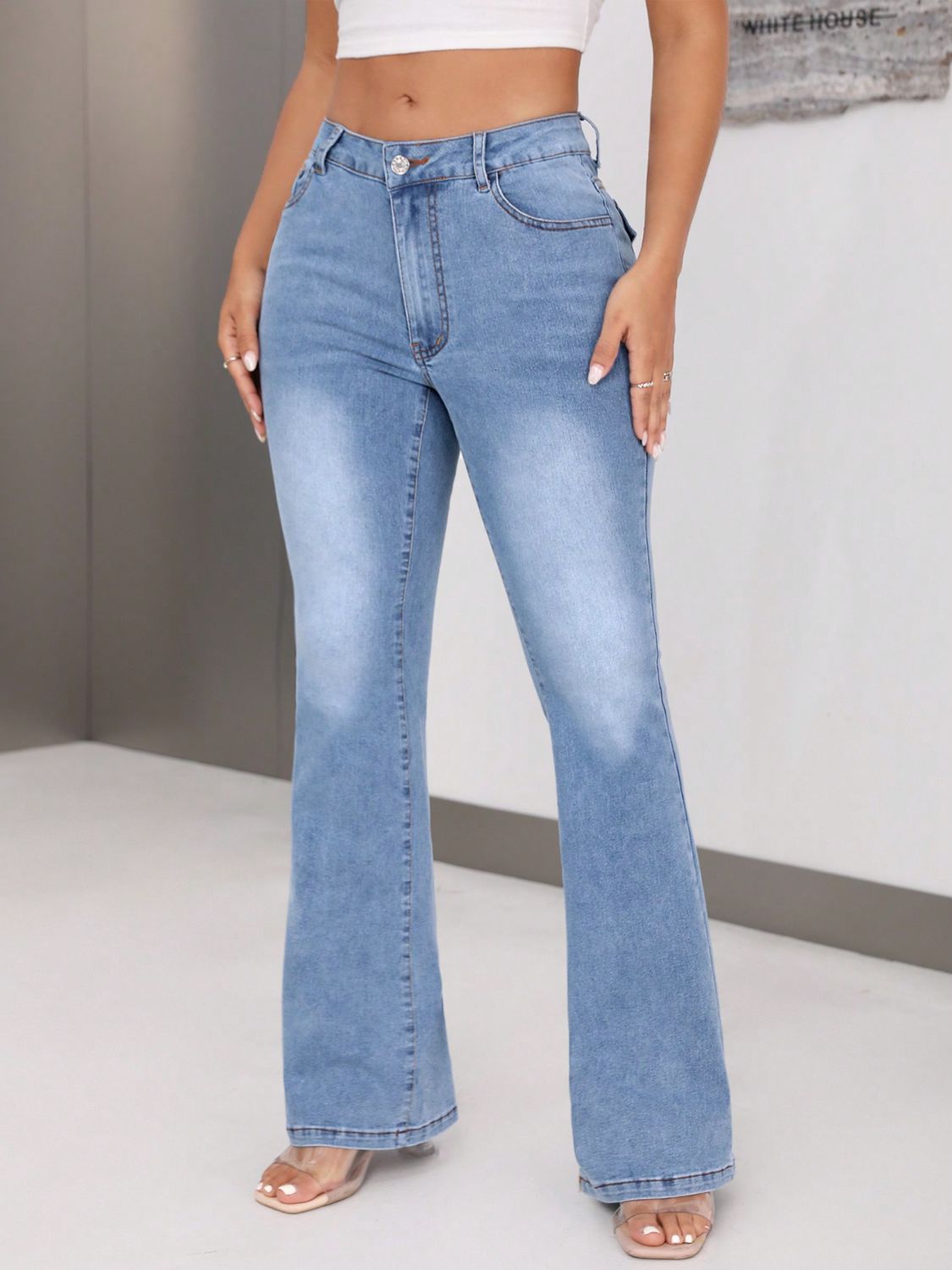 Bootcut Jeans with Pockets - The Goddess Galleries