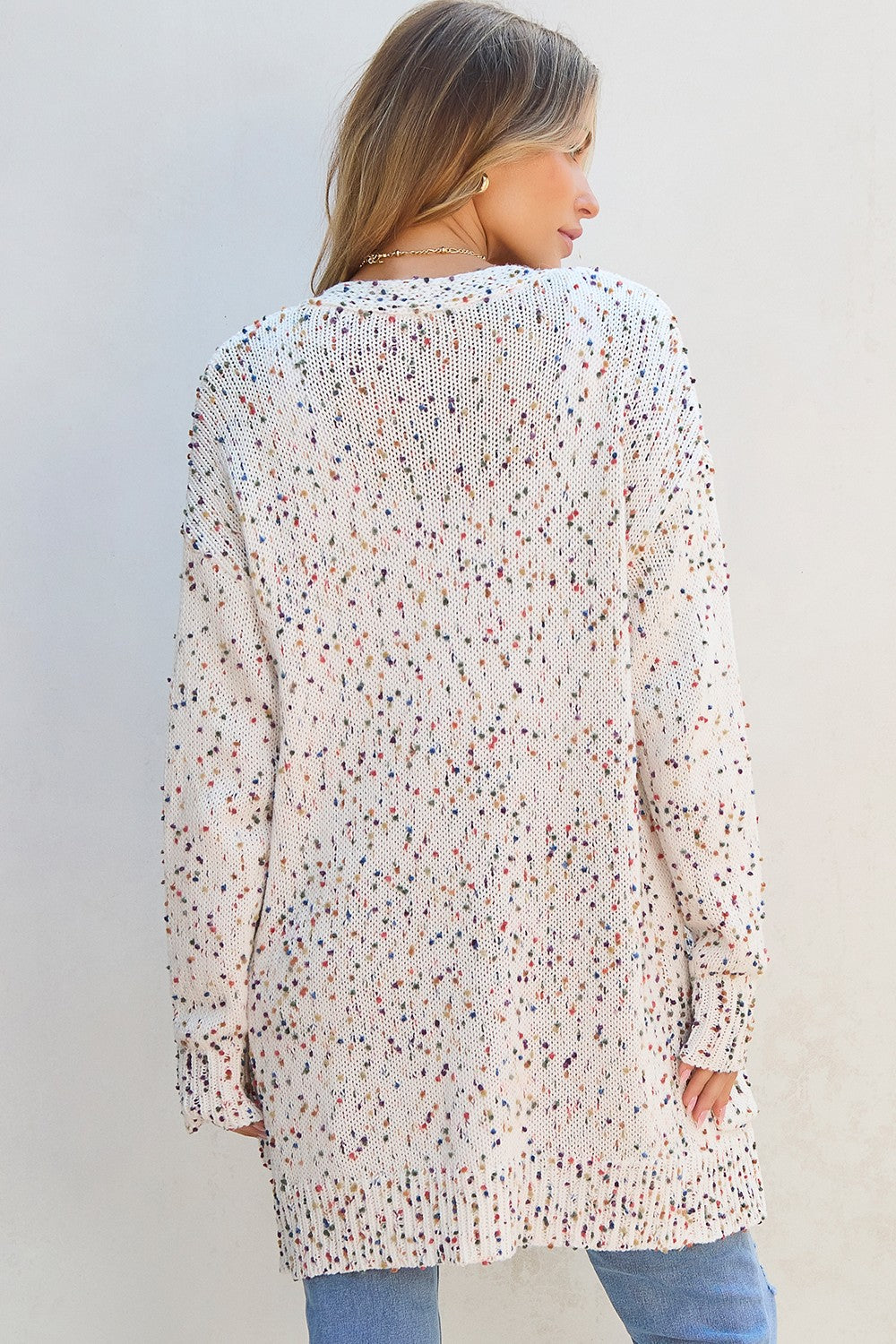 Open Front Long Sleeve Cardigan - The Goddess Galleries