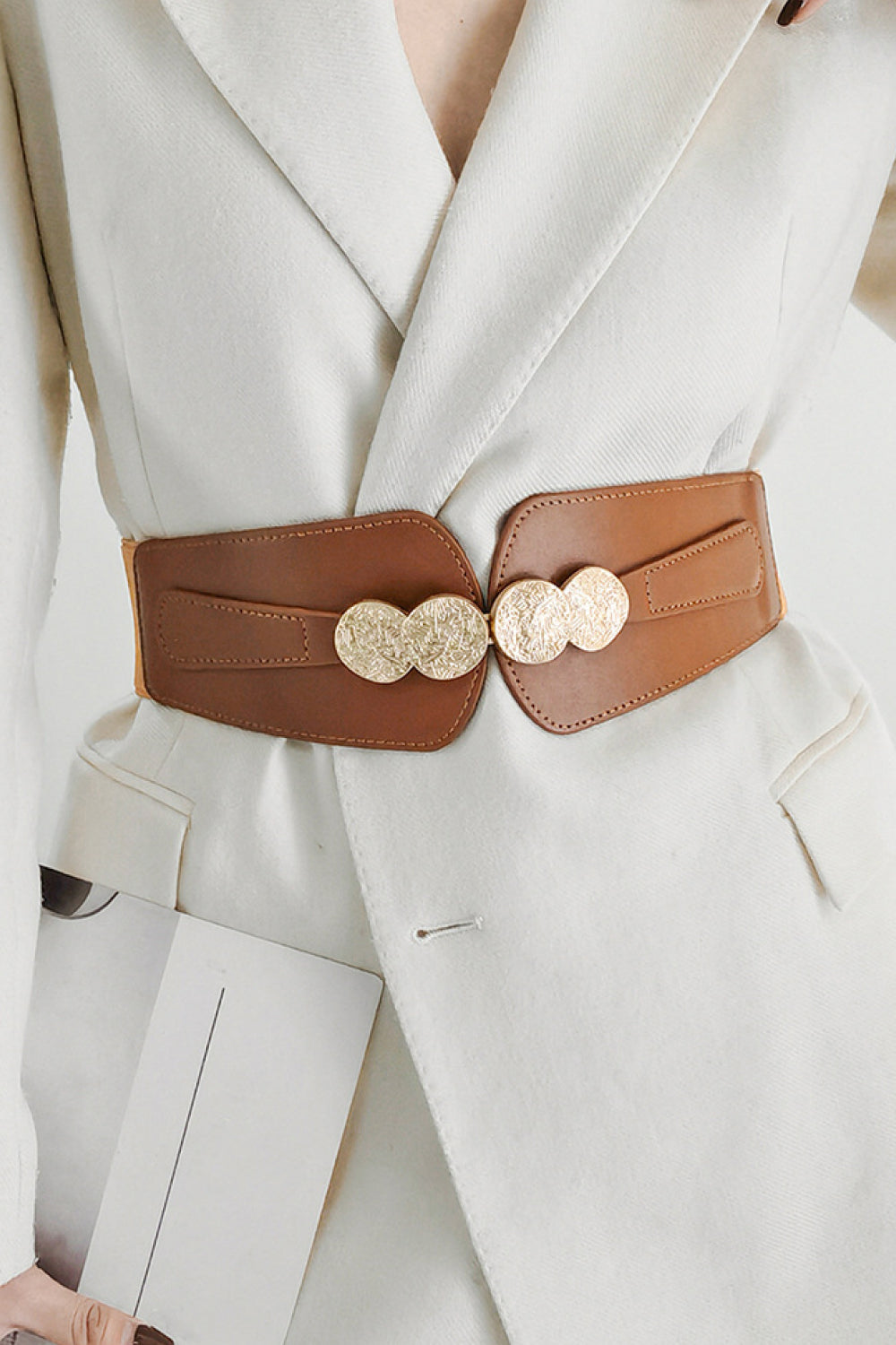 Alloy Buckle Elastic Belt - The Goddess Galleries