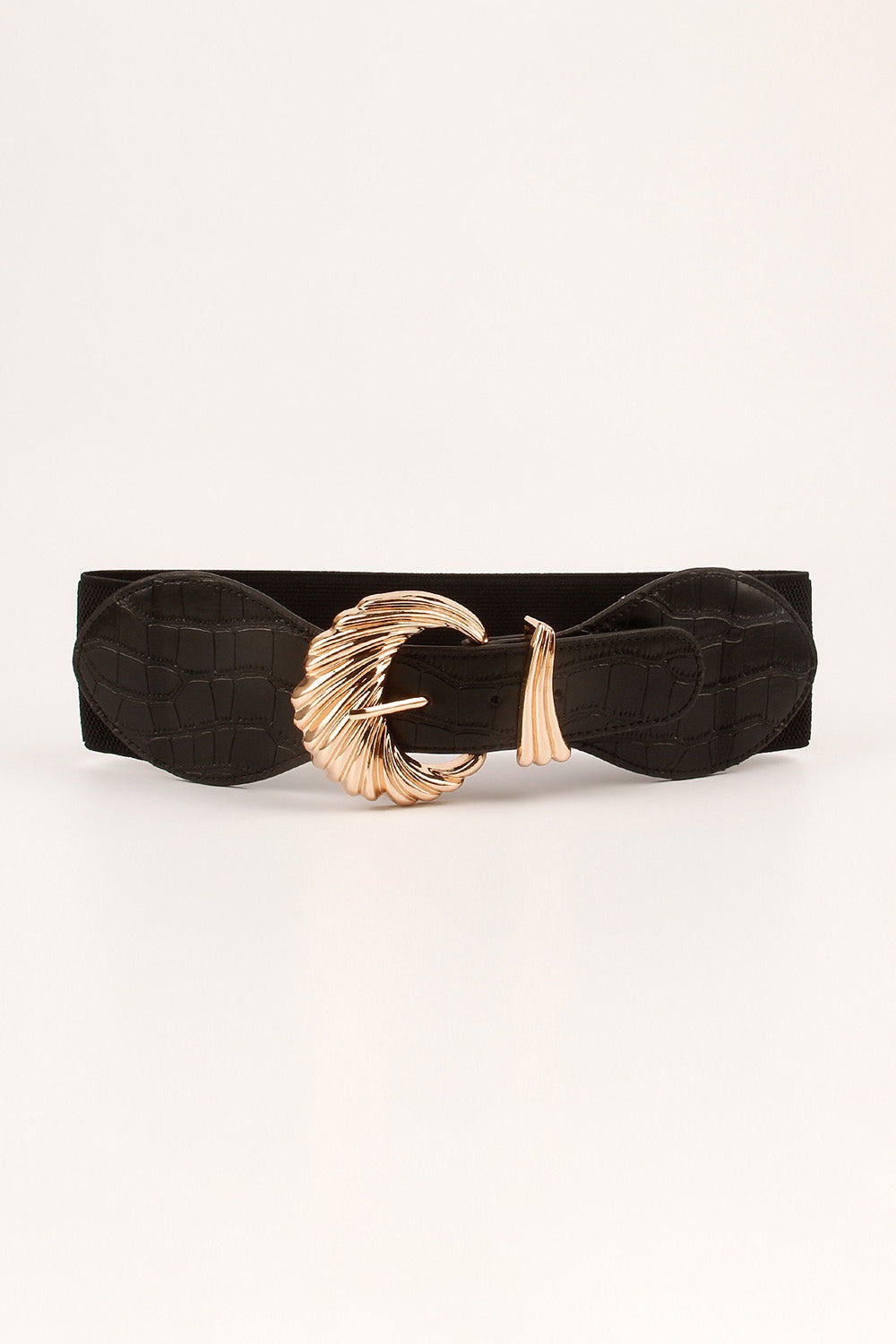 Shell Alloy Buckle Elastic Belt - The Goddess Galleries